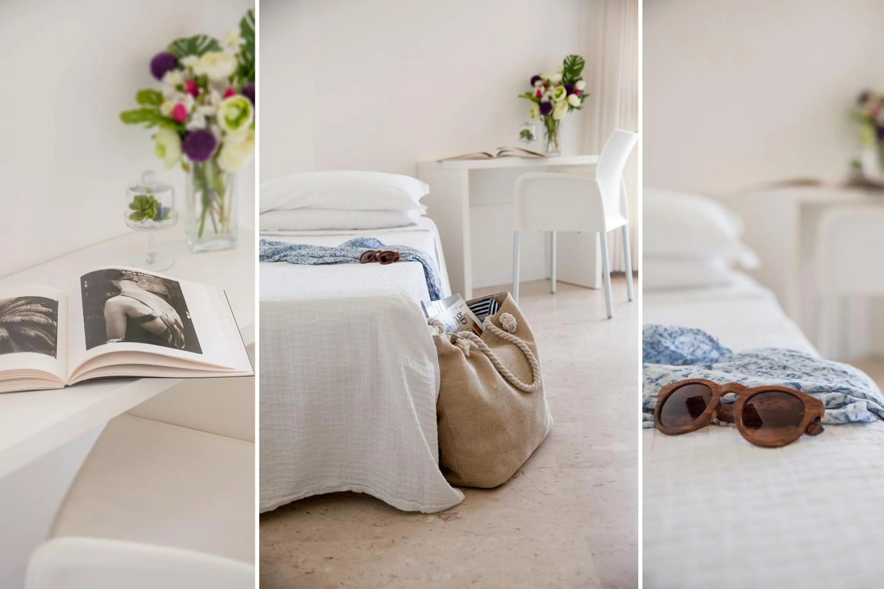 Bed in Hotel Caravelle Thalasso & Wellness