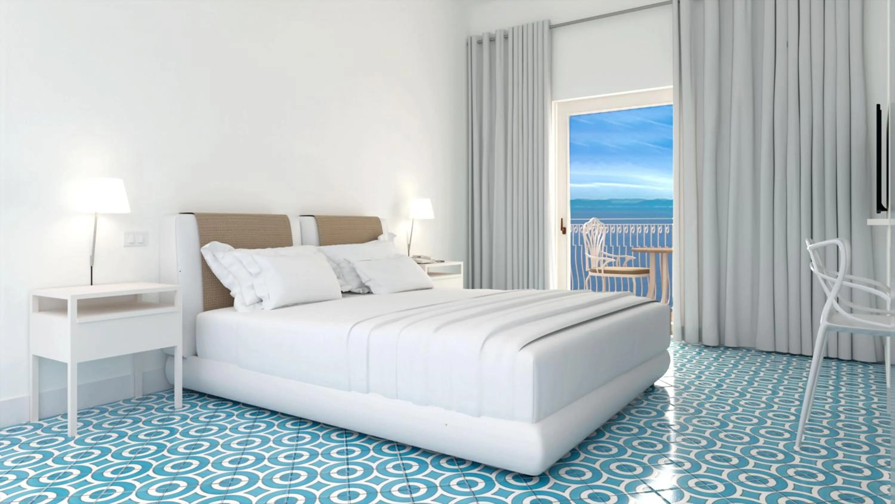 Bedroom, Bed in Hotel Belair