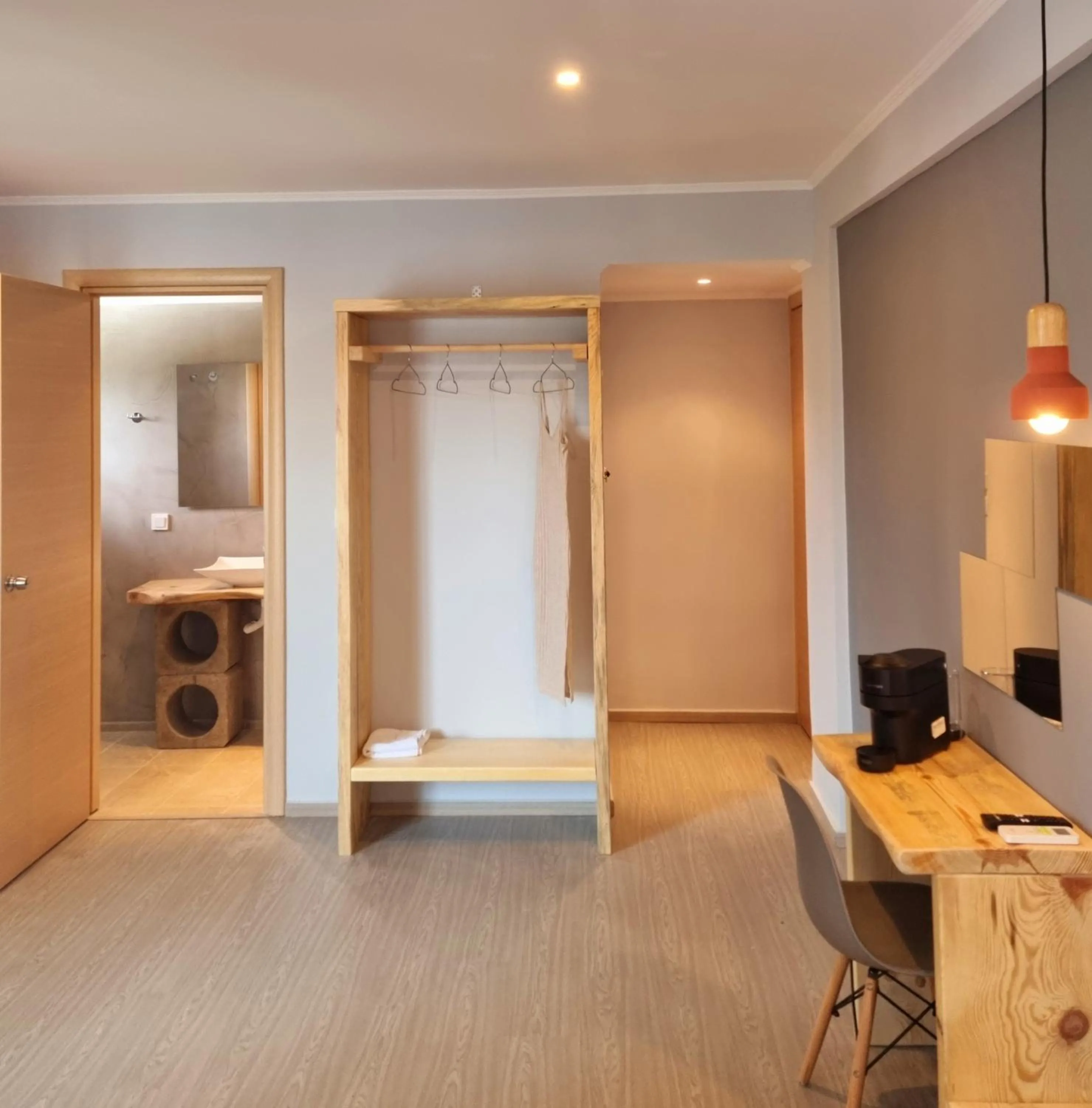 Bed in Hotel Karagiannis