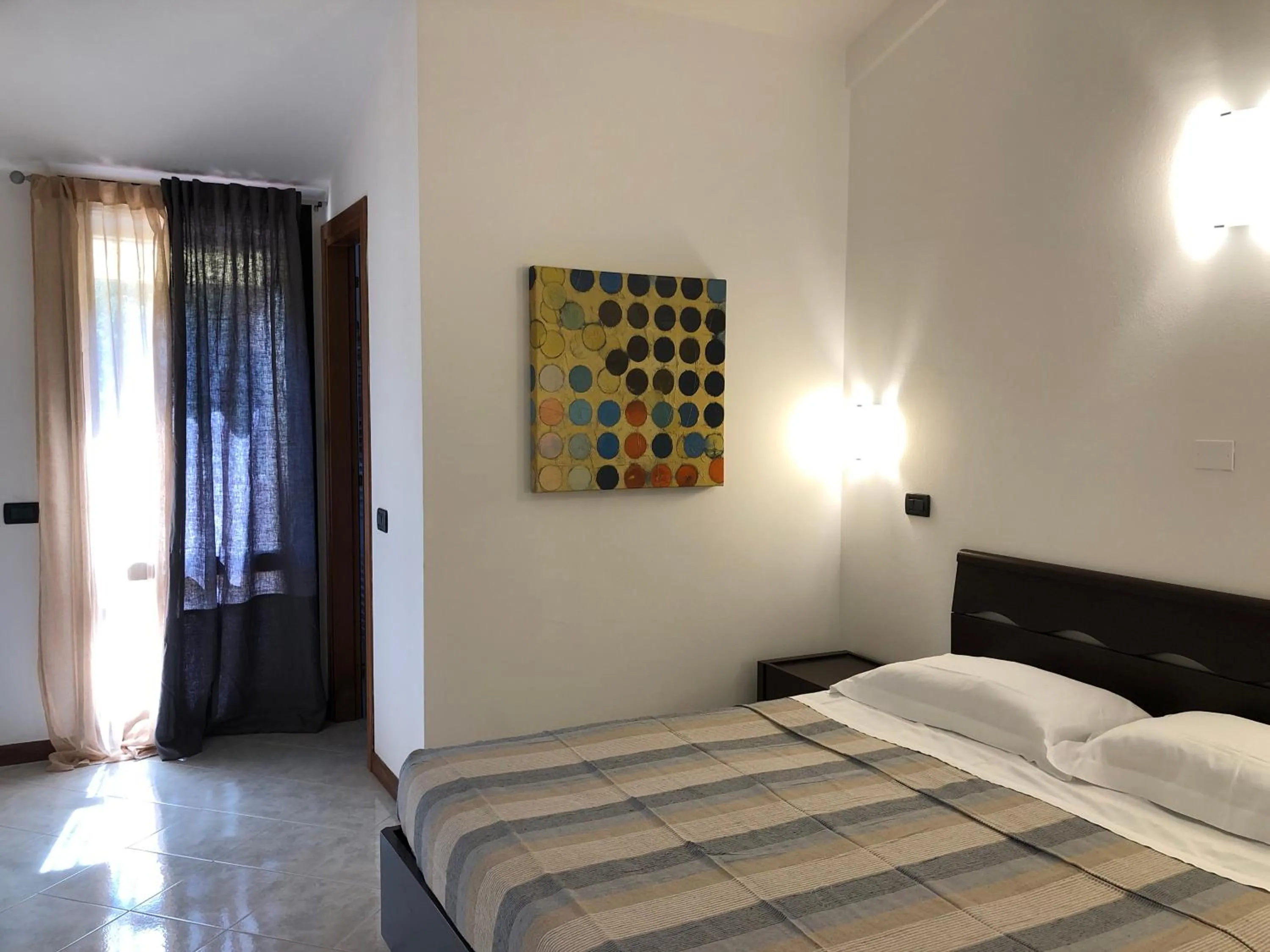 Bed in Hotel Kristall