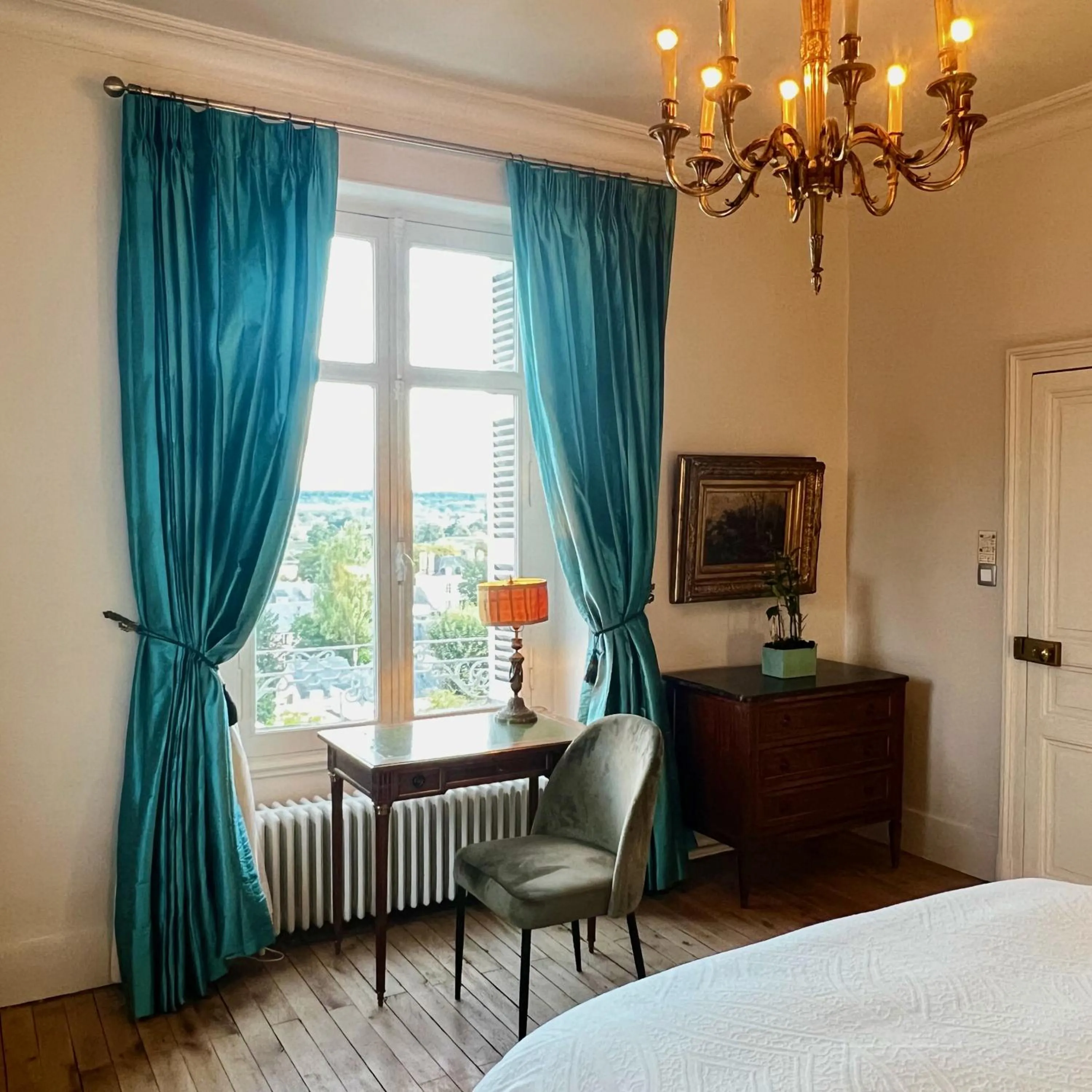 Bedroom, Bed in Maison Loire