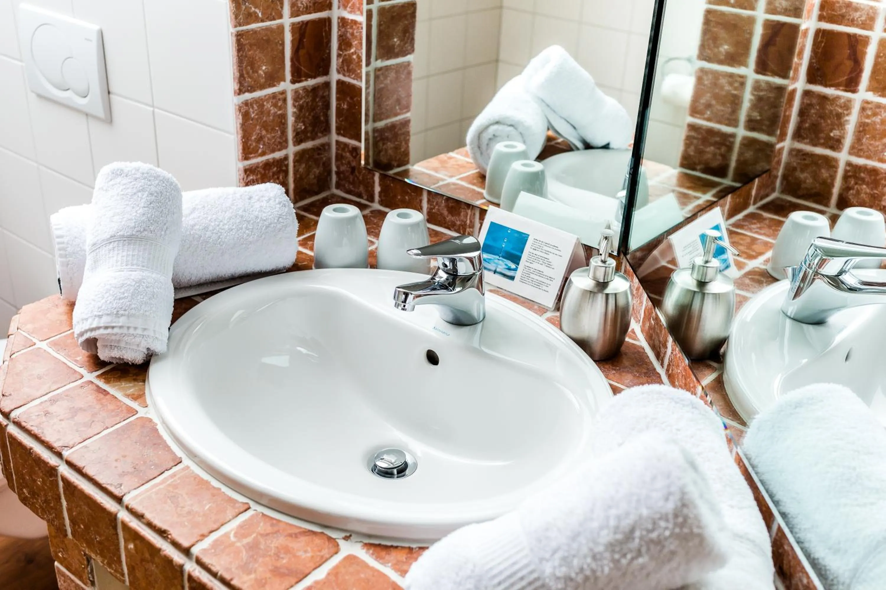 Bathroom in Hotel auszeit Neunkirchen-Seelscheid