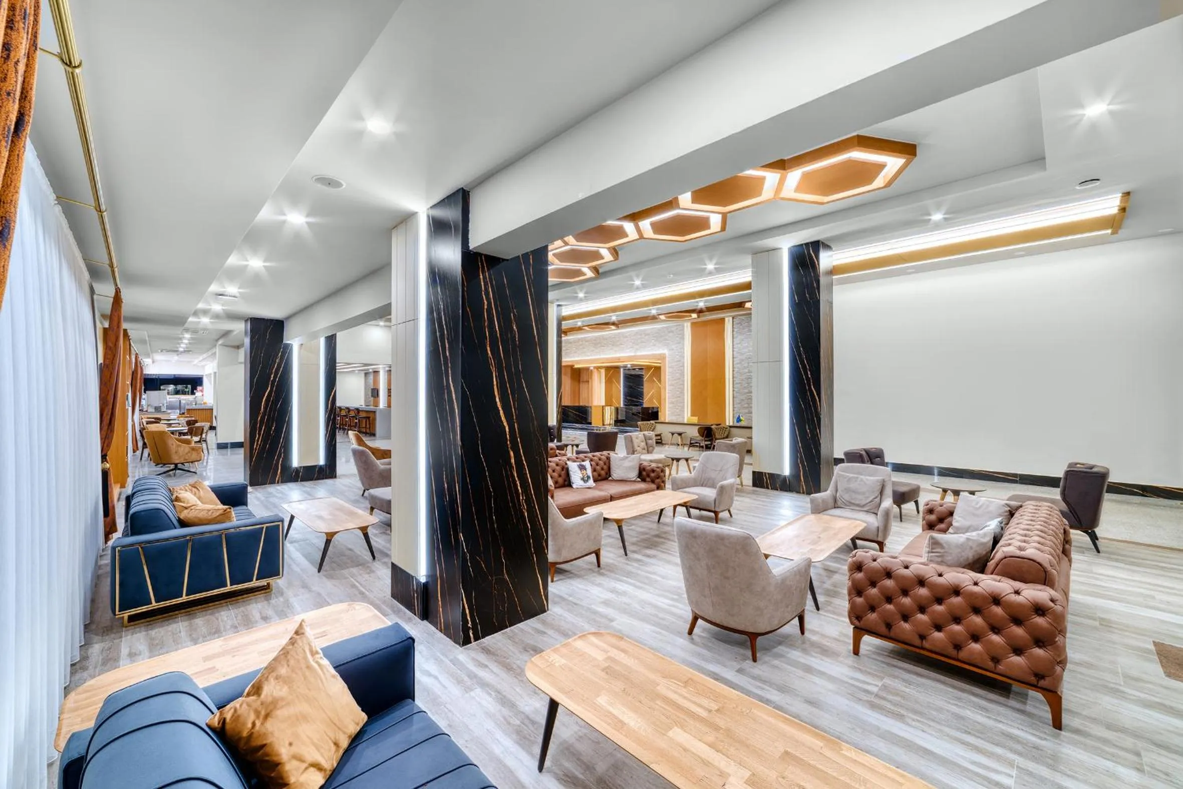 Seating area in Kahya Hotel