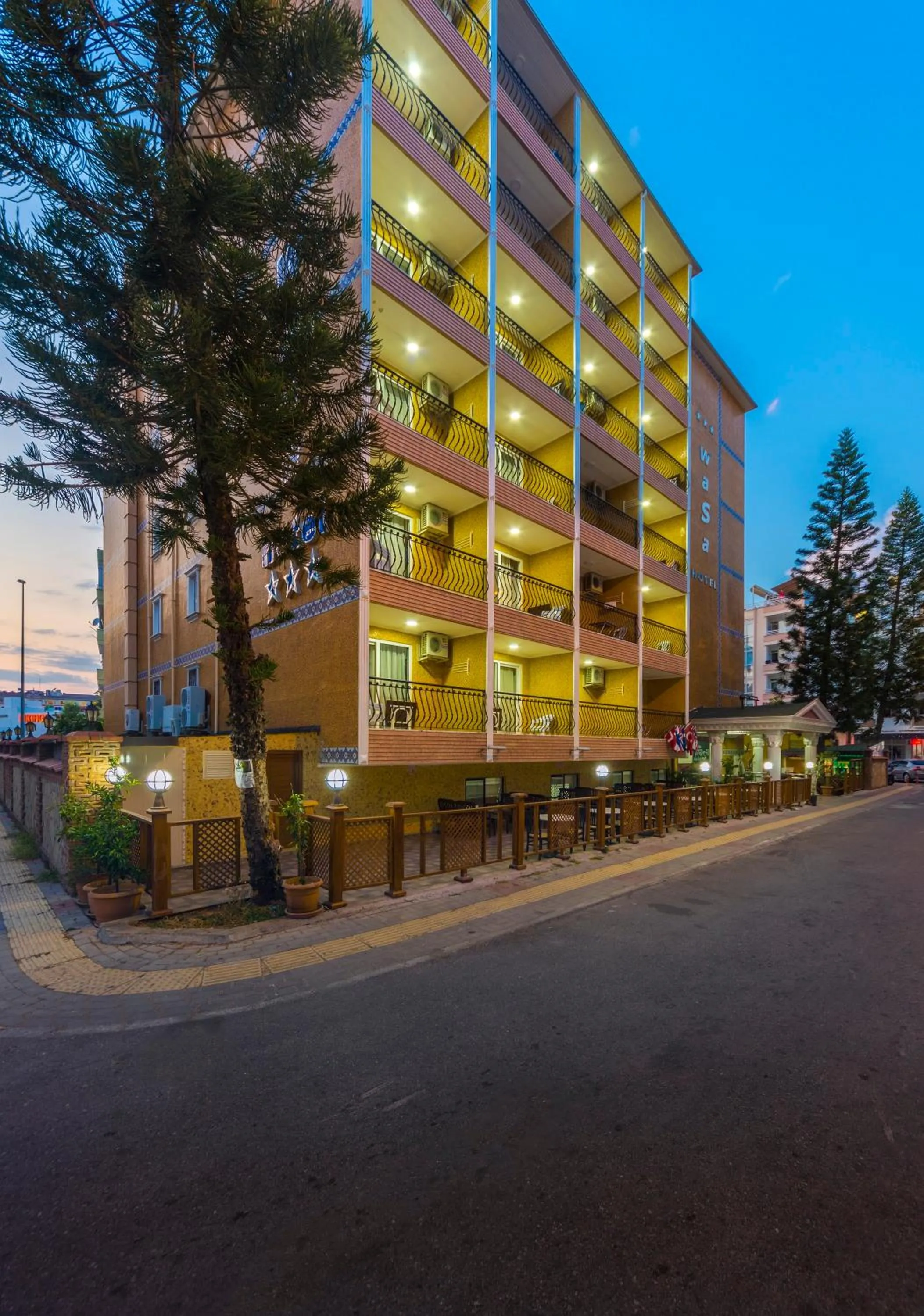 Facade/entrance in Wasa Hotel