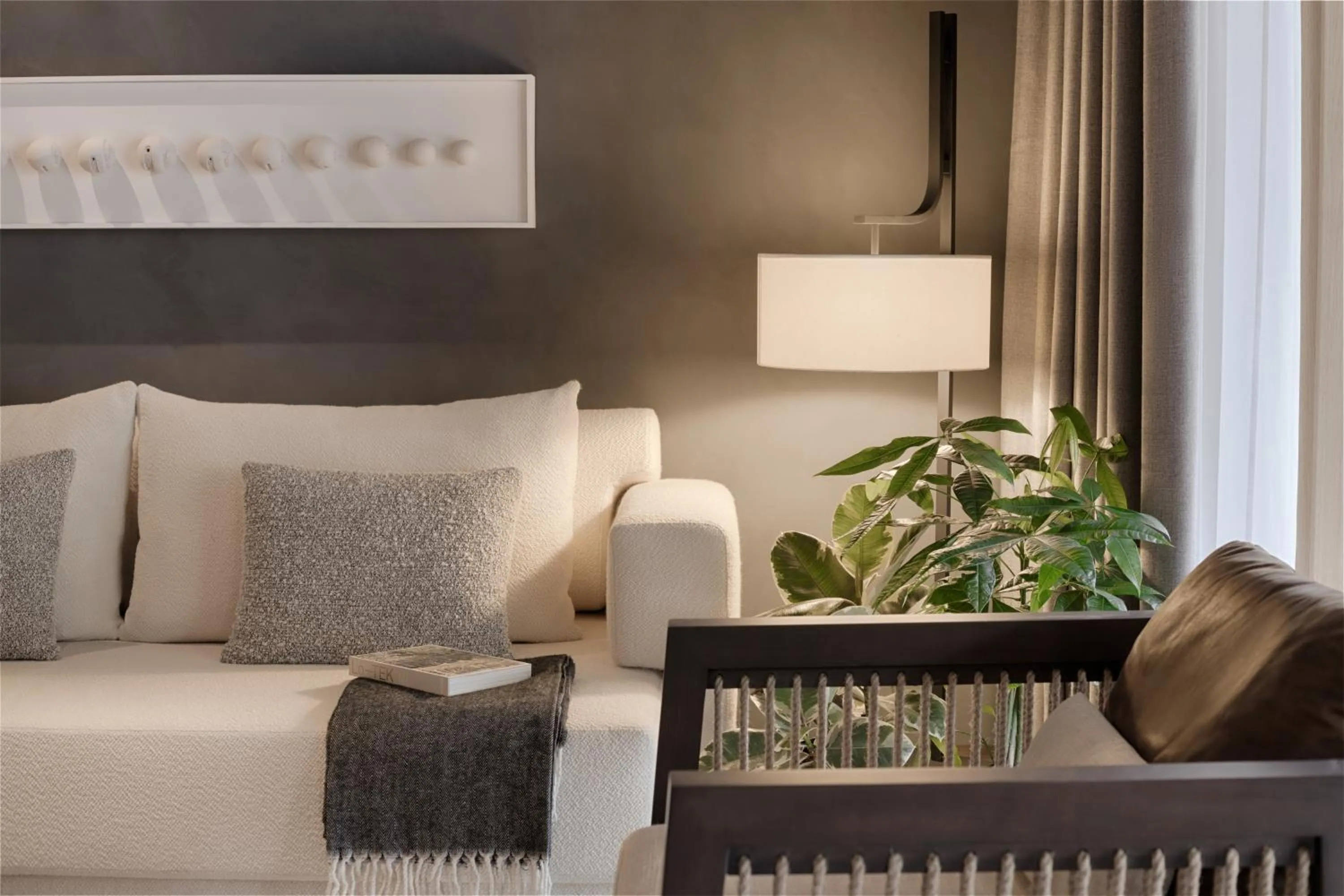 Seating area in Six Senses Crans-Montana