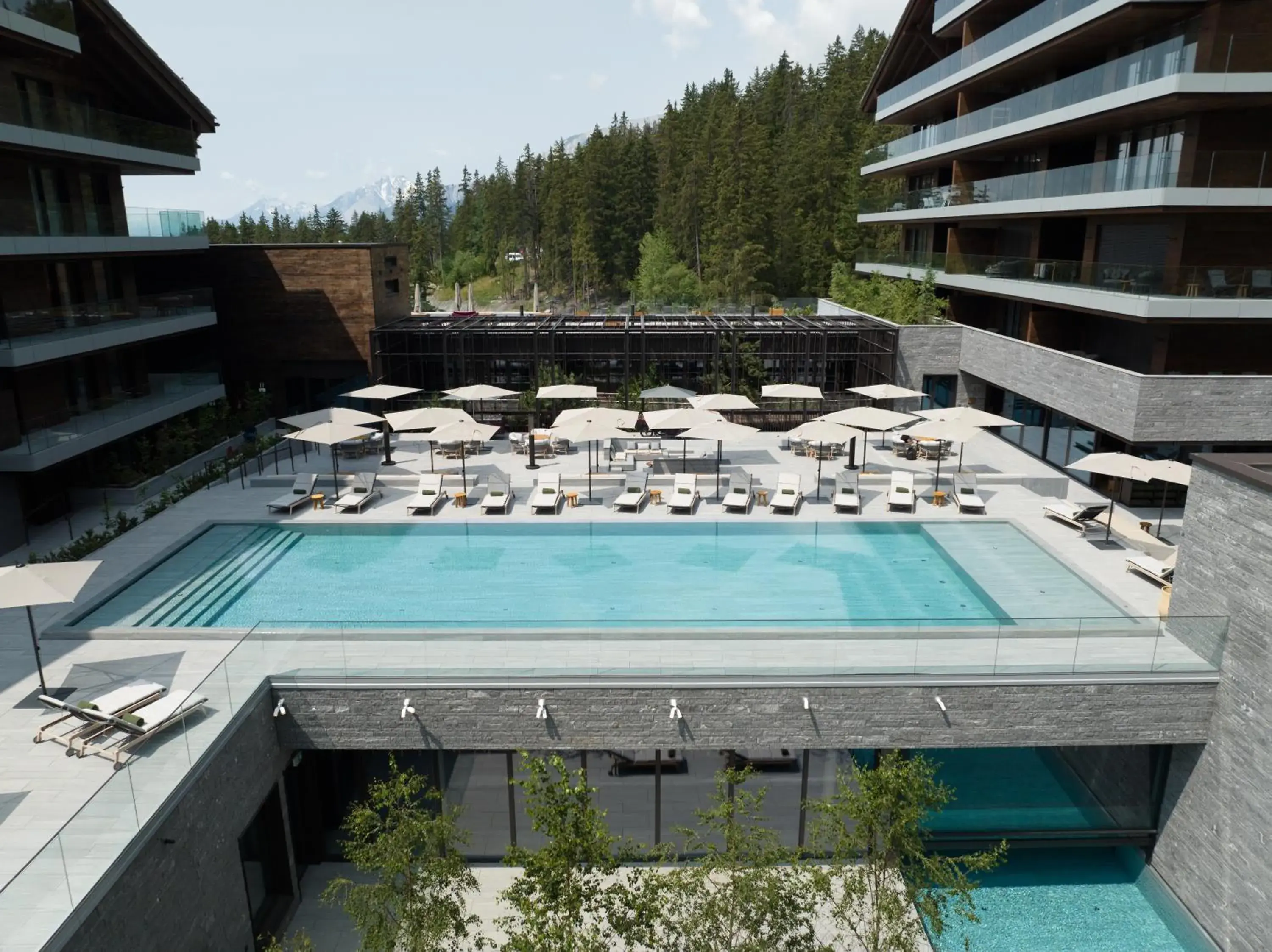 Swimming pool in Six Senses Crans-Montana Swimming pool in Six Senses Crans-Montana