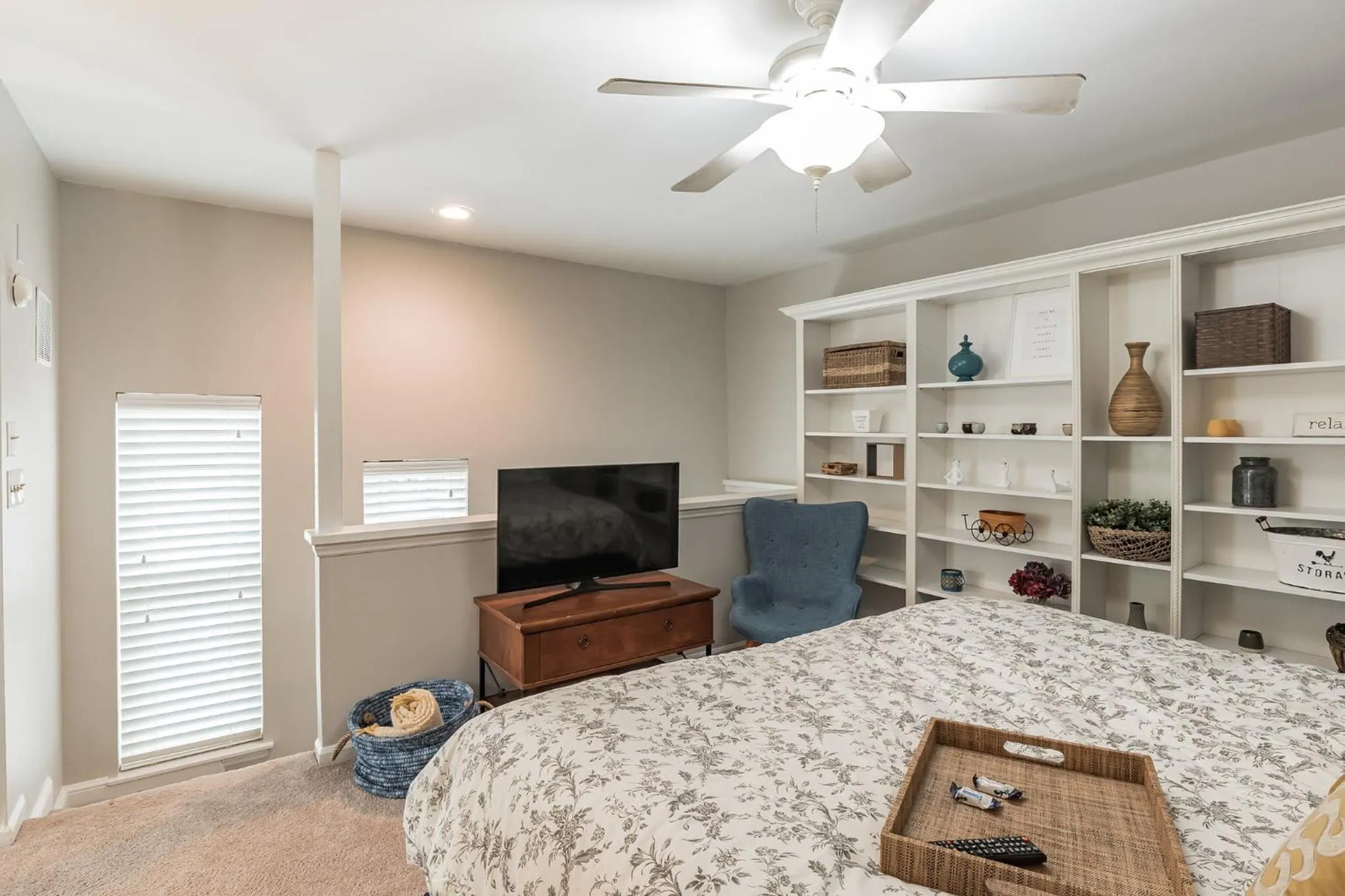 Bedroom, Bed in Modern Cozy Townhome