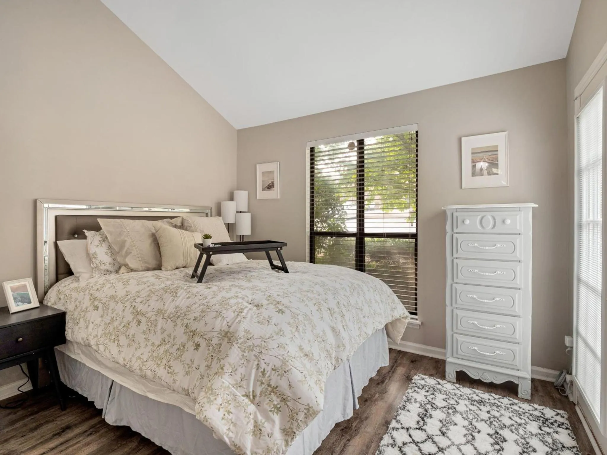 Bedroom, Bed in Modern Cozy Townhome