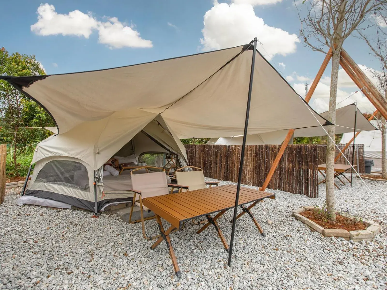 Hexagon Tent 2 Pax ( Shared Bathroom) in Stellar GoldenHill Cameron Hexagon Tent 2 Pax ( Shared Bathroom) in Stellar GoldenHill Cameron