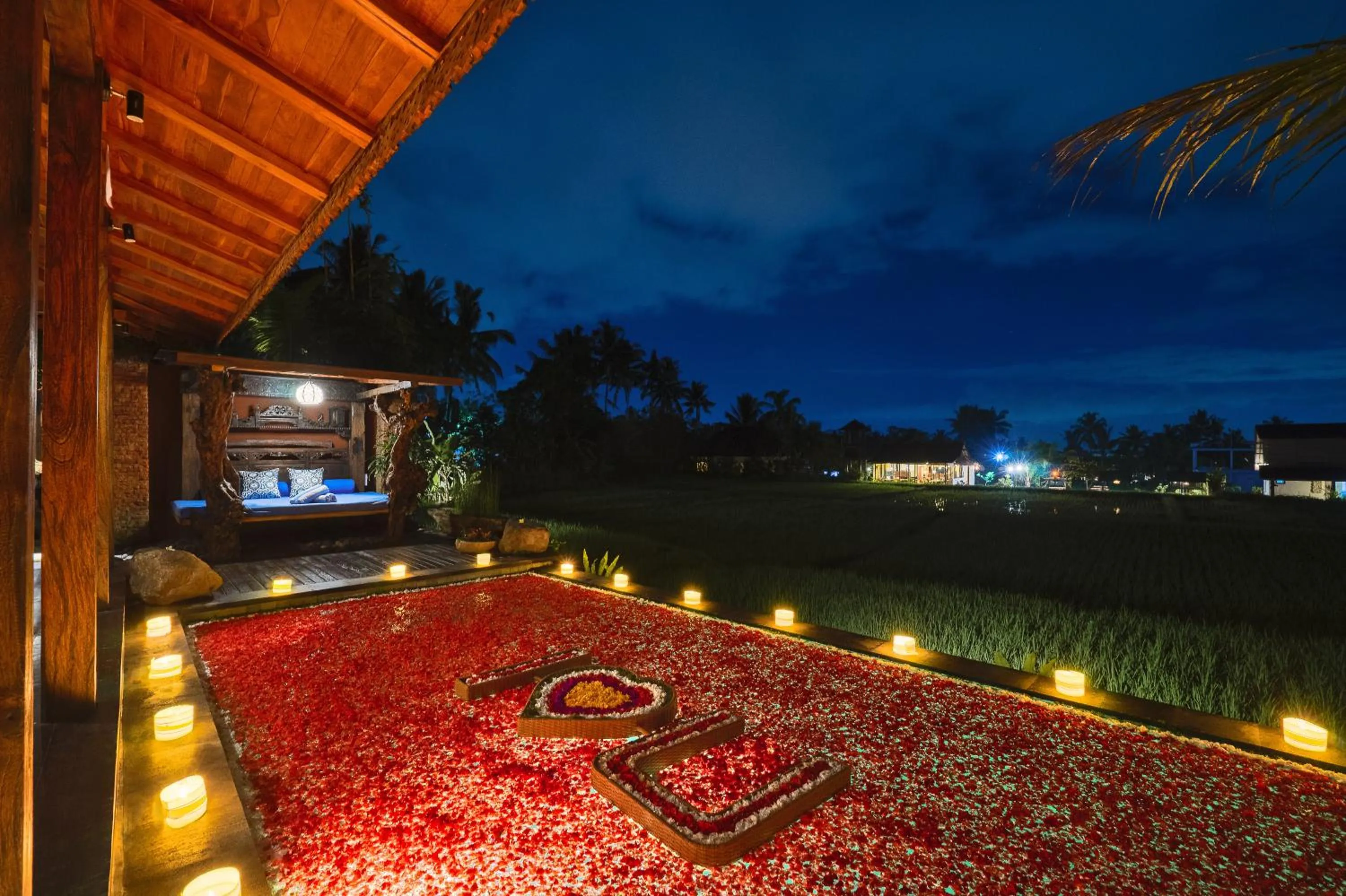 Patio in Airsania Ubud Antique Villas