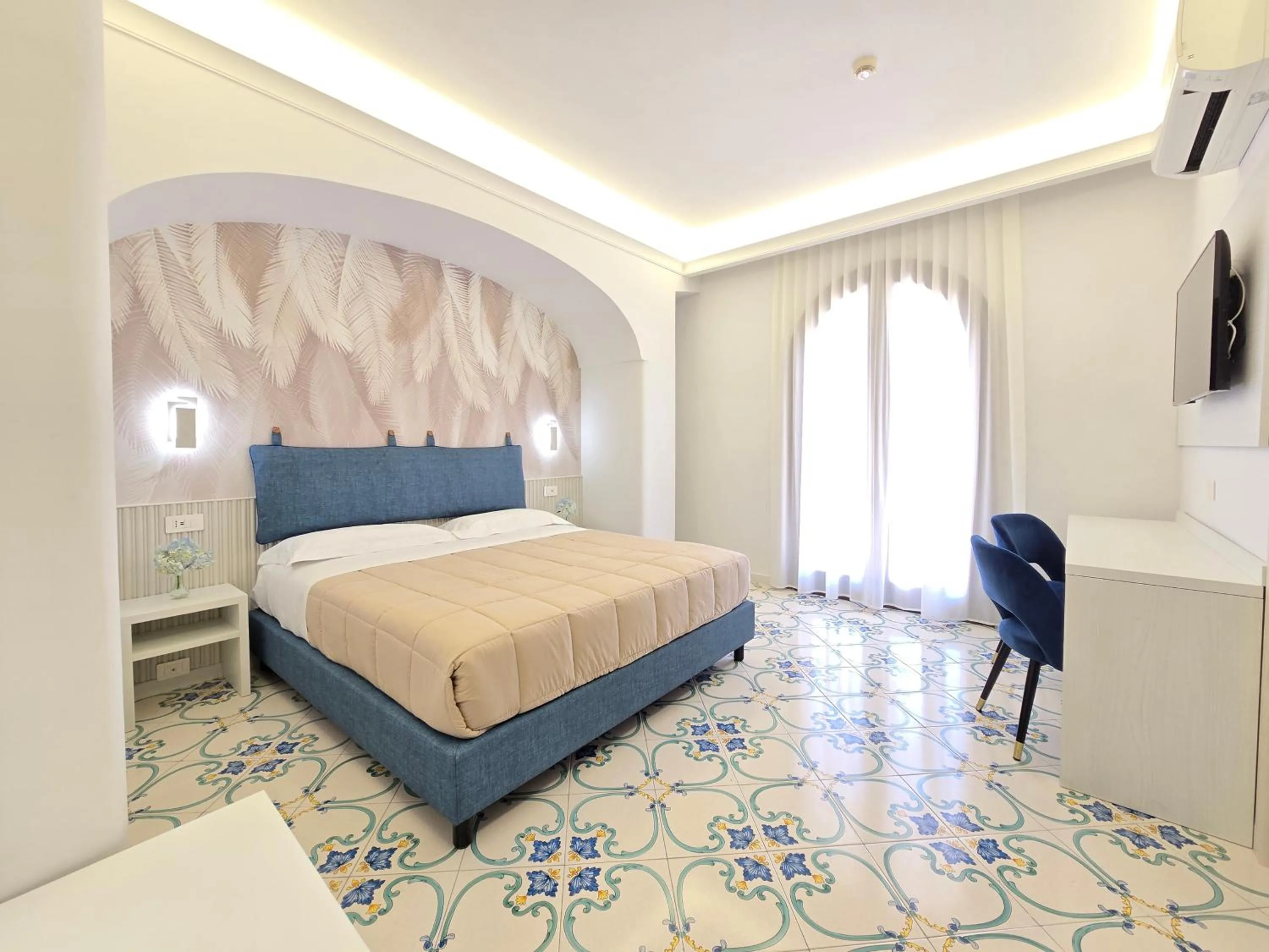 View (from property/room), Bed in Villa Le Zagare Relais & SPA