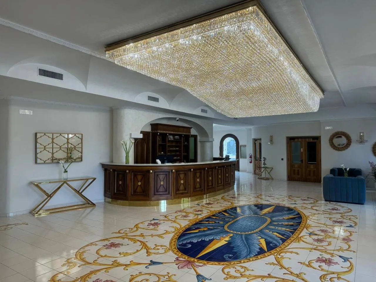 Lobby or reception in Villa Le Zagare Relais & SPA