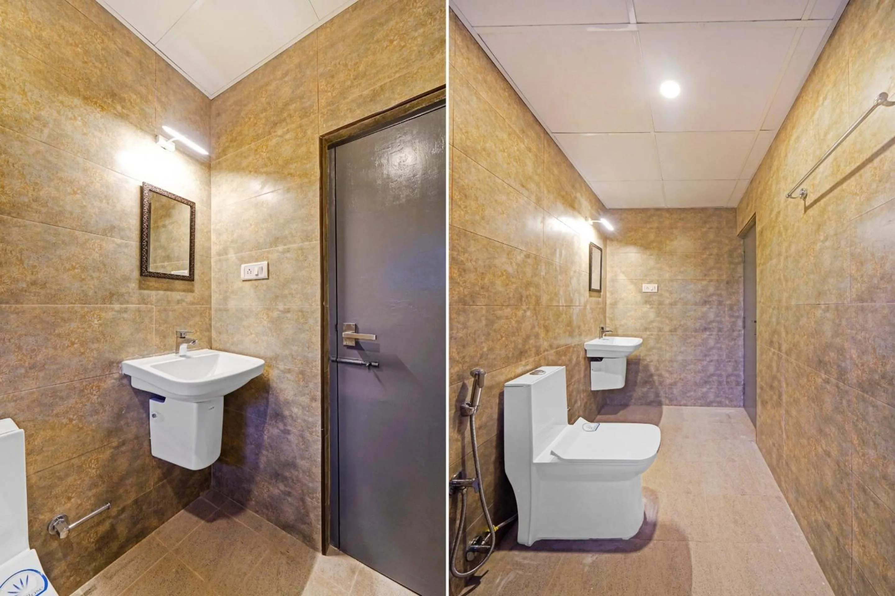 Bathroom in Super Townhouse ORCHID RESIDENCY Near T.Nagar