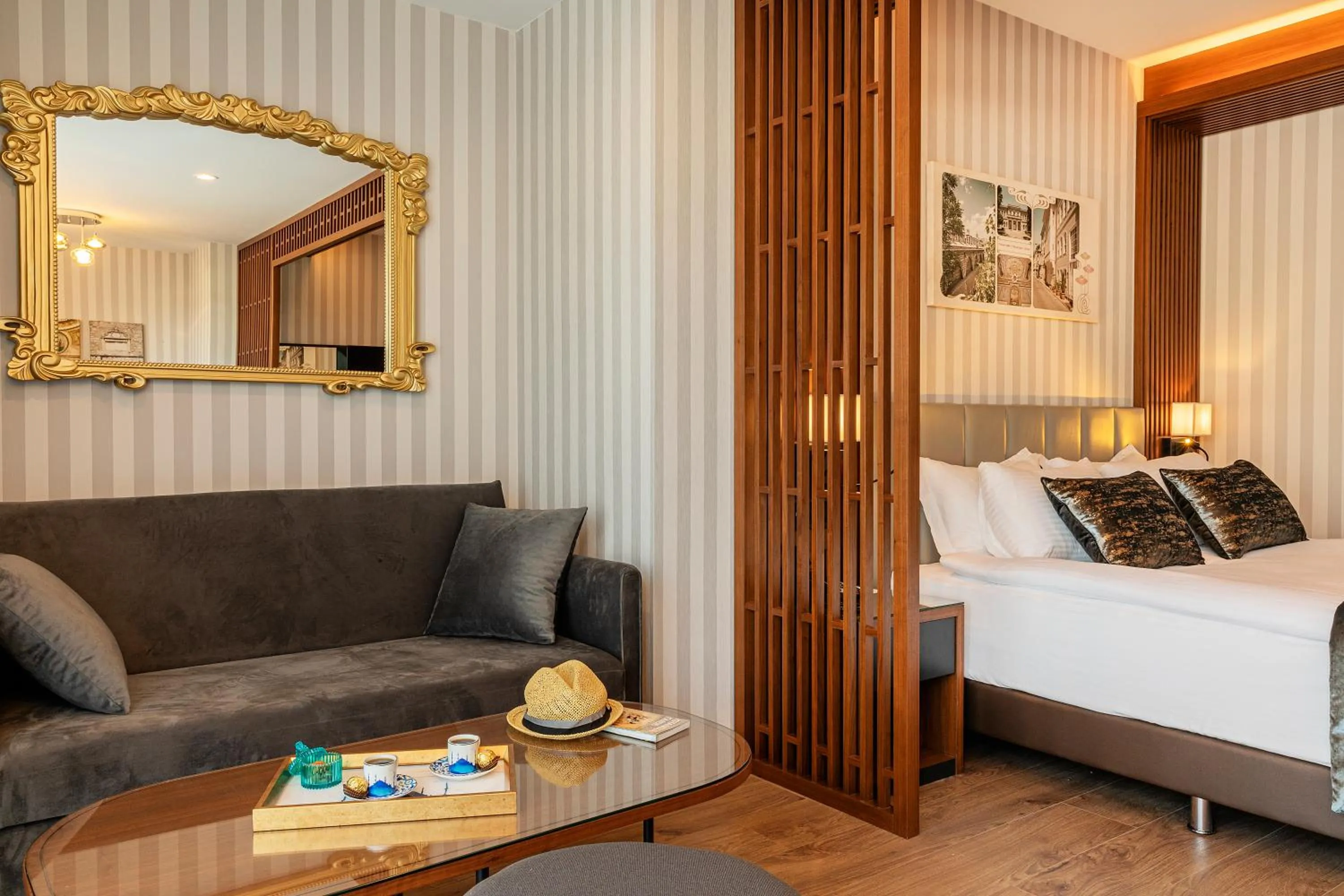 Seating area, Bed in Mukarnas Pera Hotel