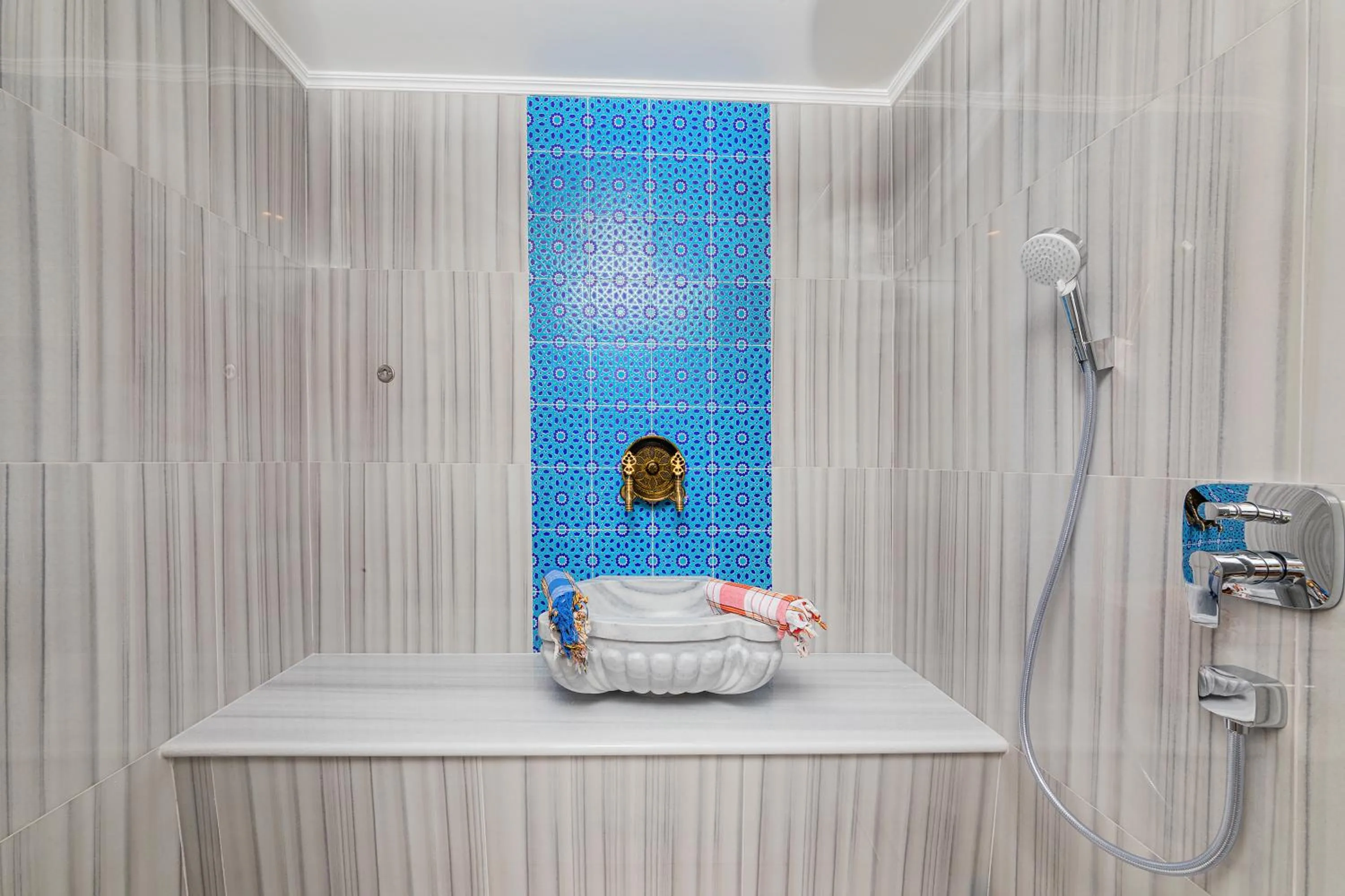 Bathroom in Mukarnas Pera Hotel