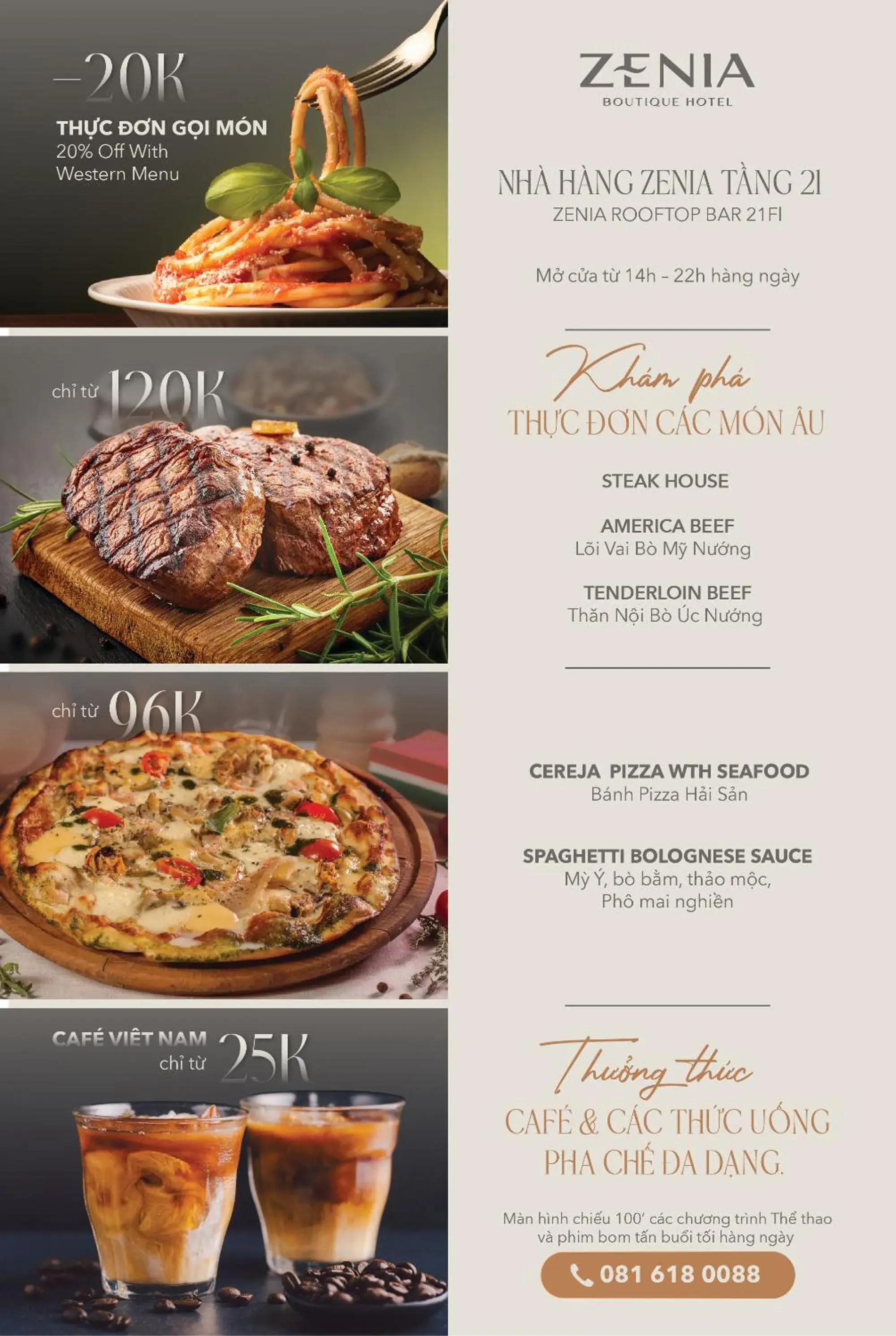 Restaurant/places to eat in Zenia Boutique Hotel Nha Trang Restaurant/places to eat in Zenia Boutique Hotel Nha Trang