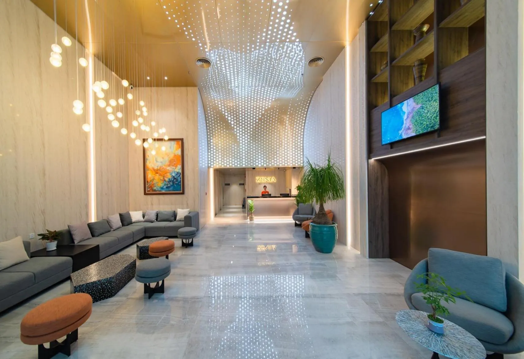 Lobby or reception in Zenia Boutique Hotel Nha Trang