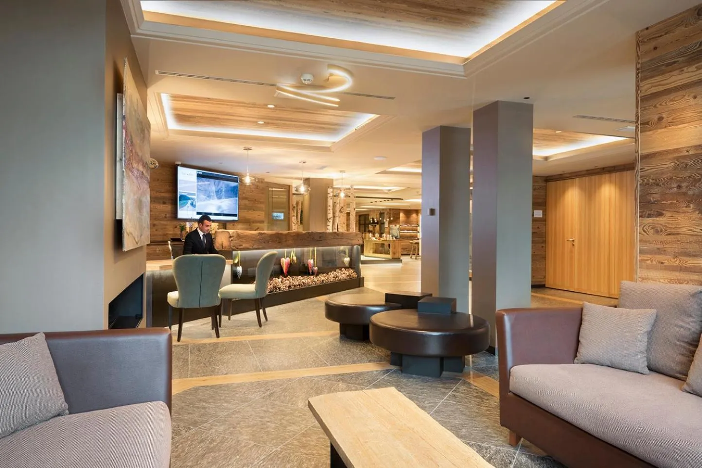 Lobby or reception in Hotel Lac Salin Spa & Mountain Resort