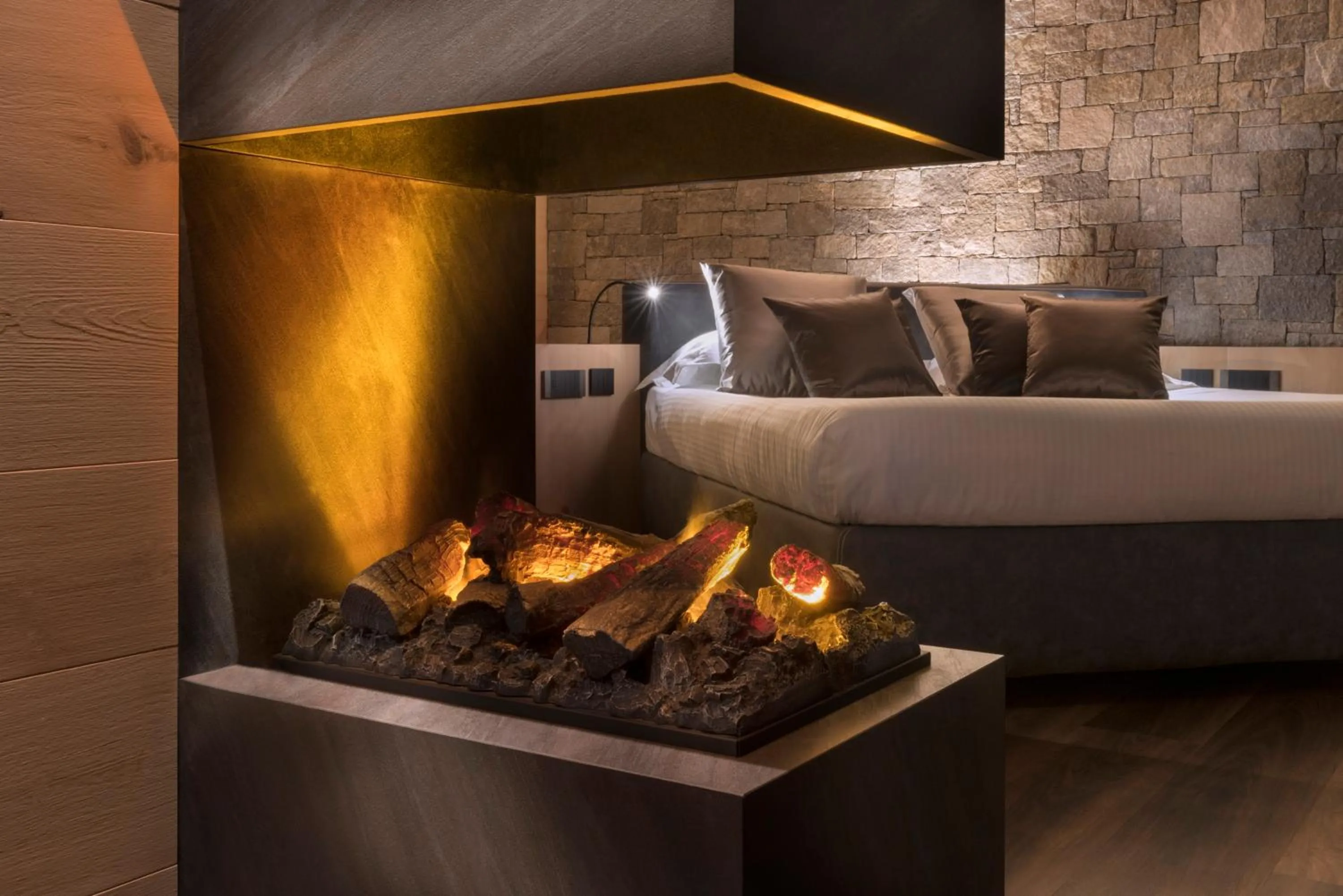 Bed in Hotel Lac Salin Spa & Mountain Resort