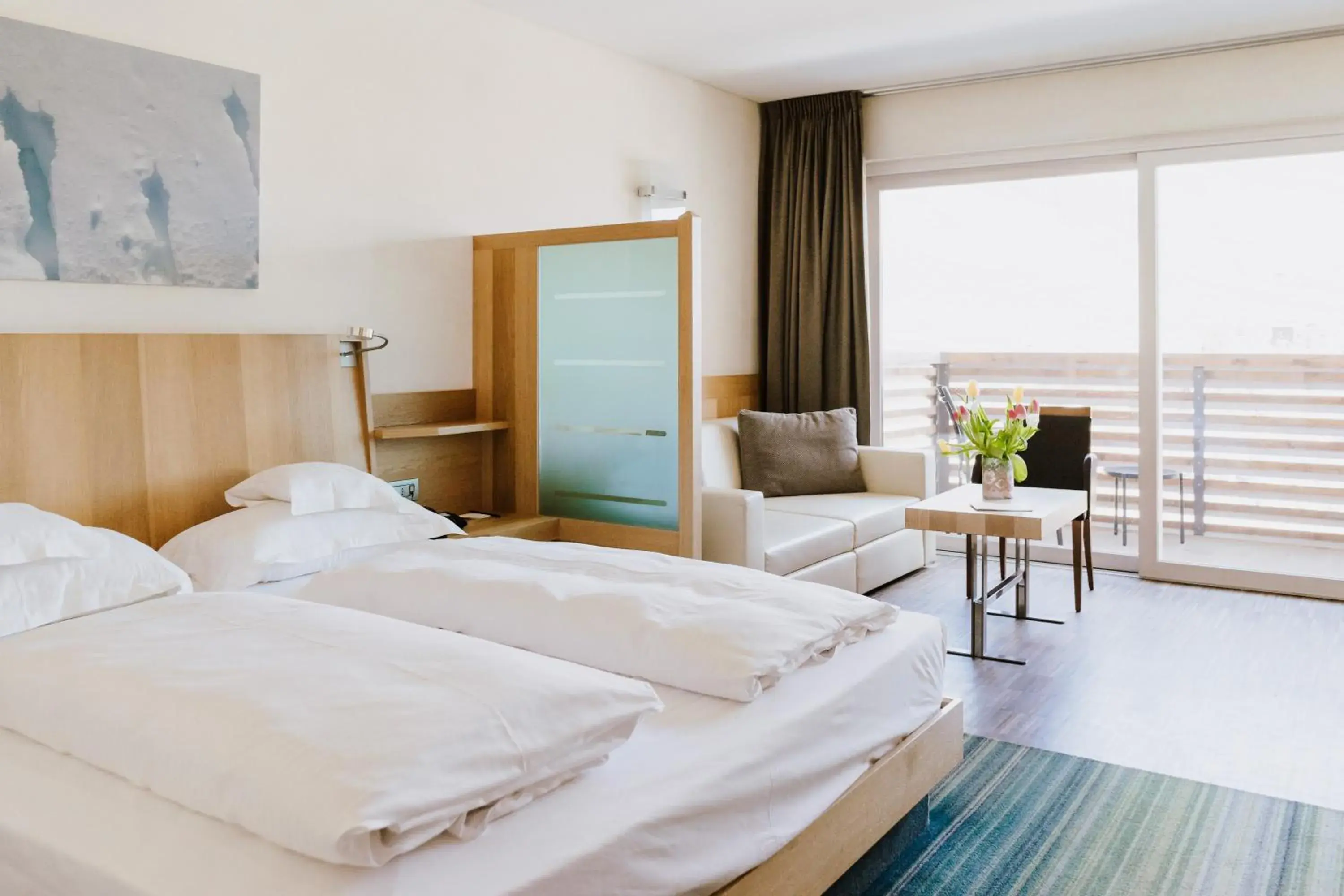 Bed in Hotel Lac Salin Spa & Mountain Resort Bed in Hotel Lac Salin Spa & Mountain Resort