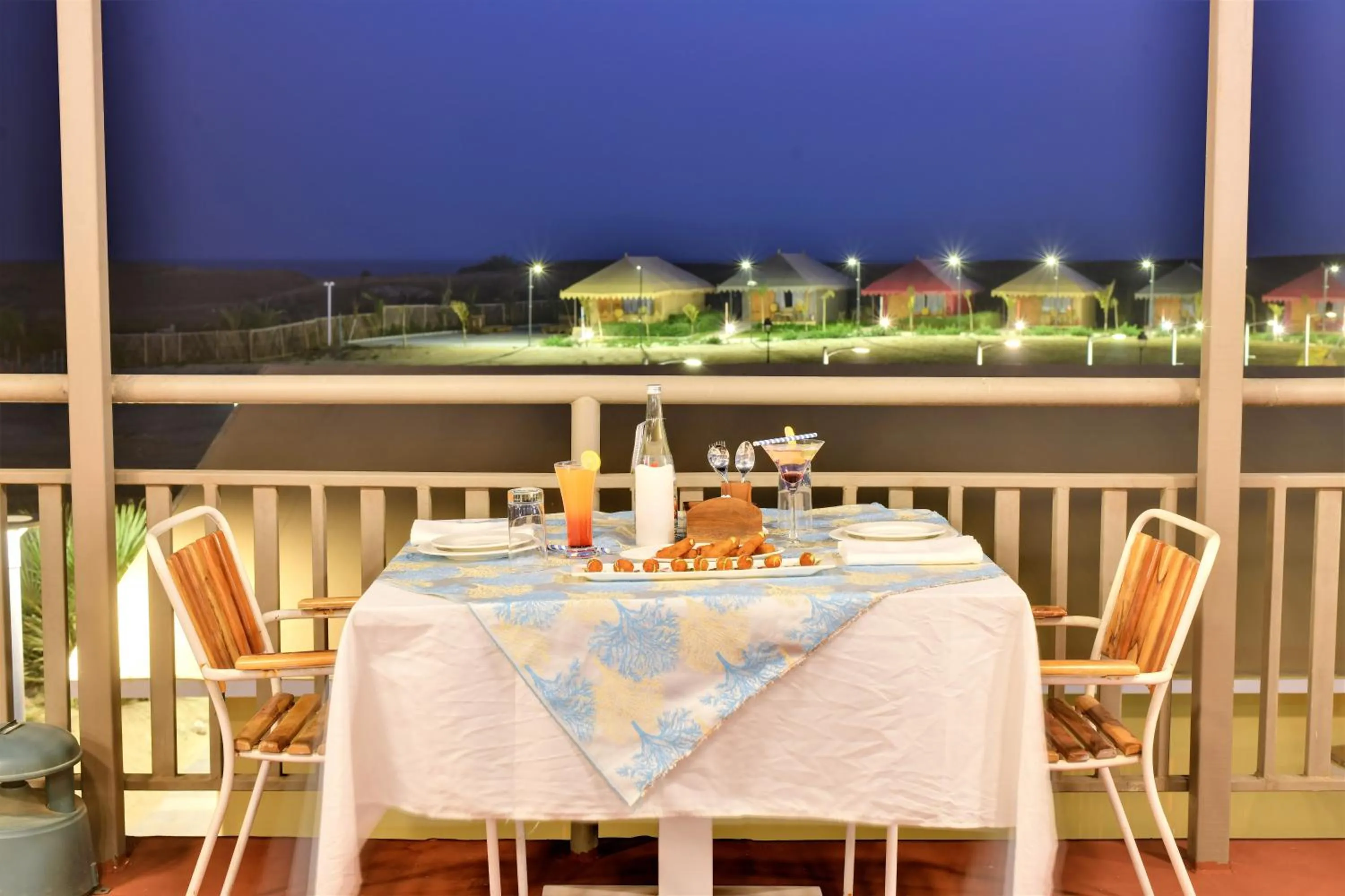 Dinner in The Fern Seaside Luxurious Tent Resort Diu