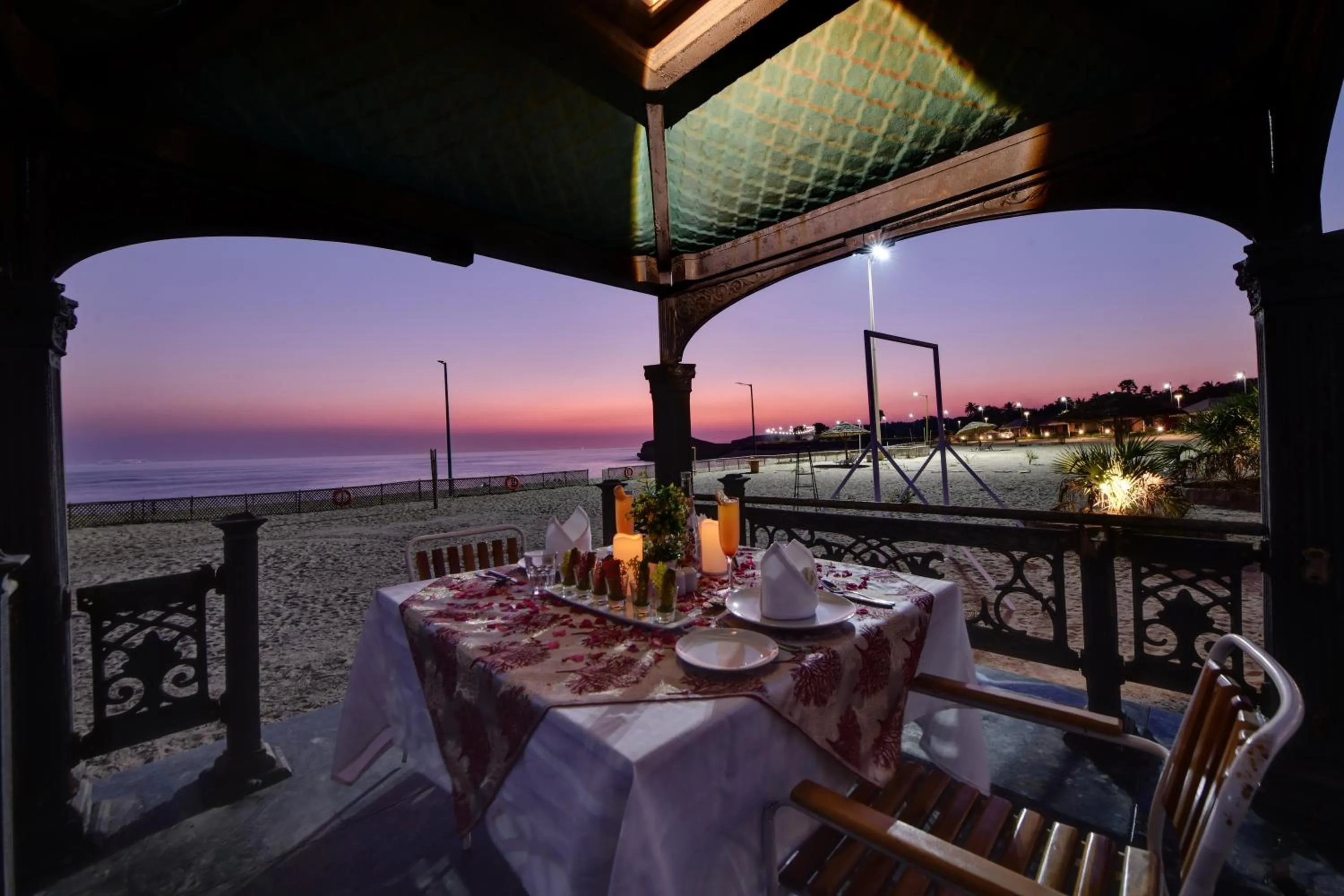 Dinner in The Fern Seaside Luxurious Tent Resort Diu