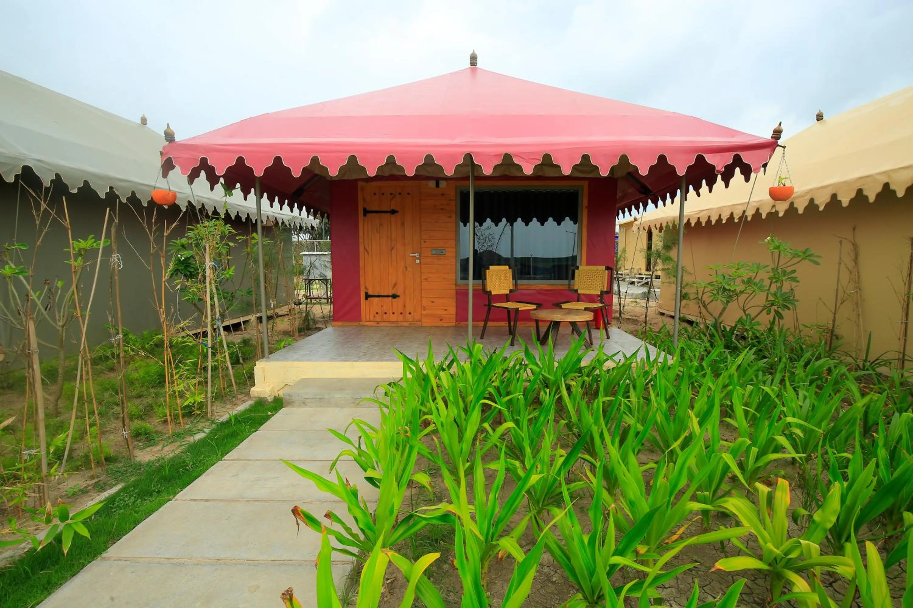Facade/entrance in The Fern Seaside Luxurious Tent Resort Diu