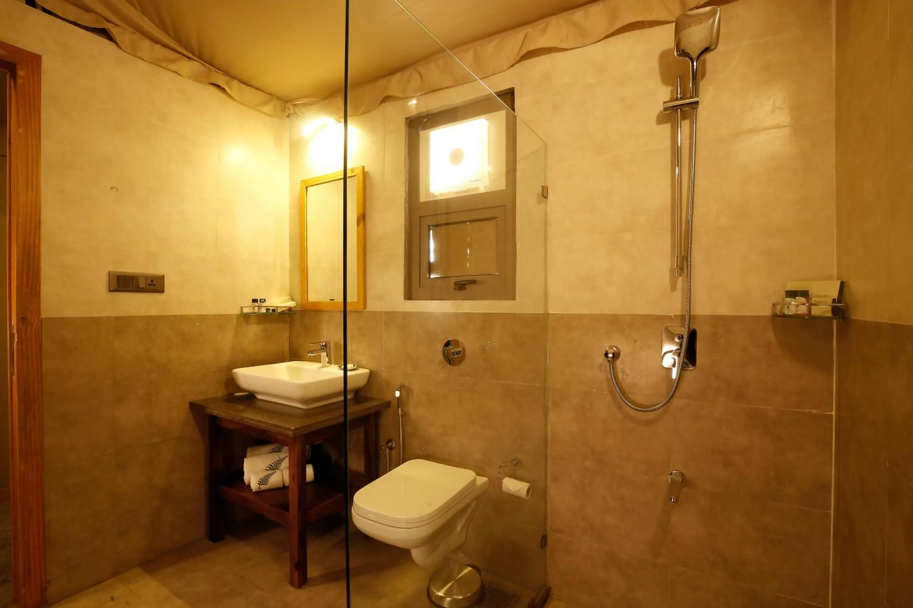 Bathroom in The Fern Seaside Luxurious Tent Resort Diu