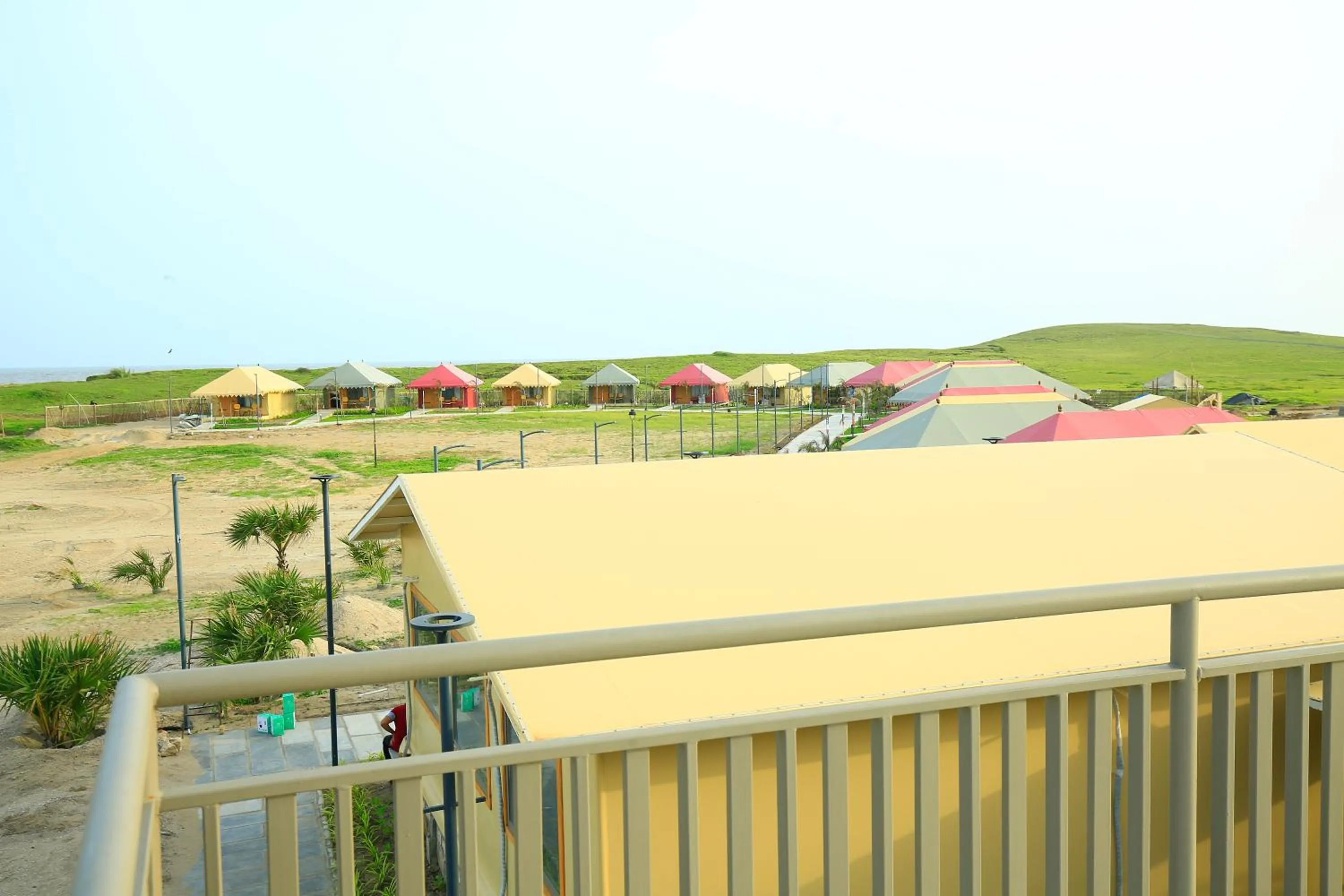 Balcony/Terrace in The Fern Seaside Luxurious Tent Resort Diu