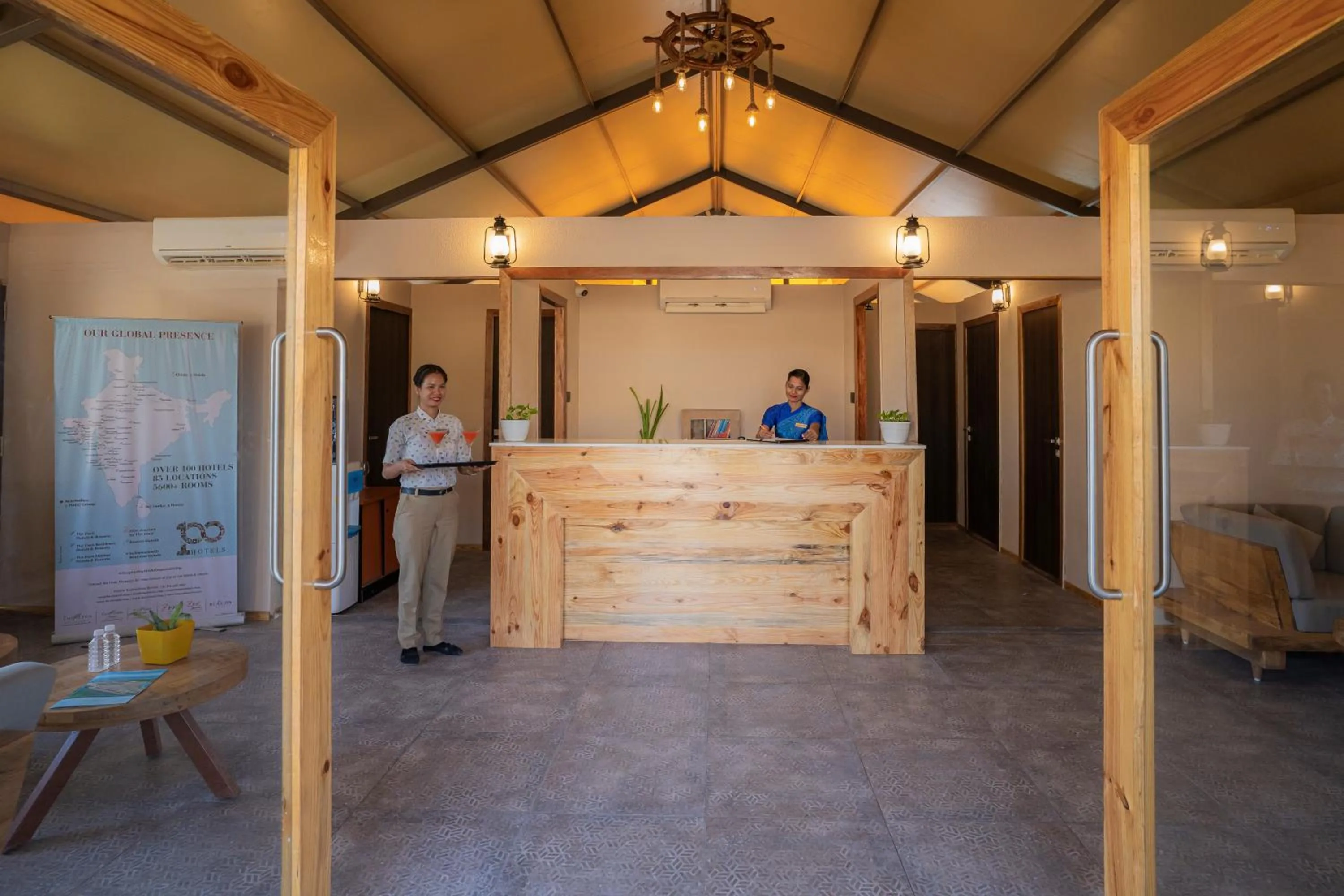 Lobby or reception in The Fern Seaside Luxurious Tent Resort Diu