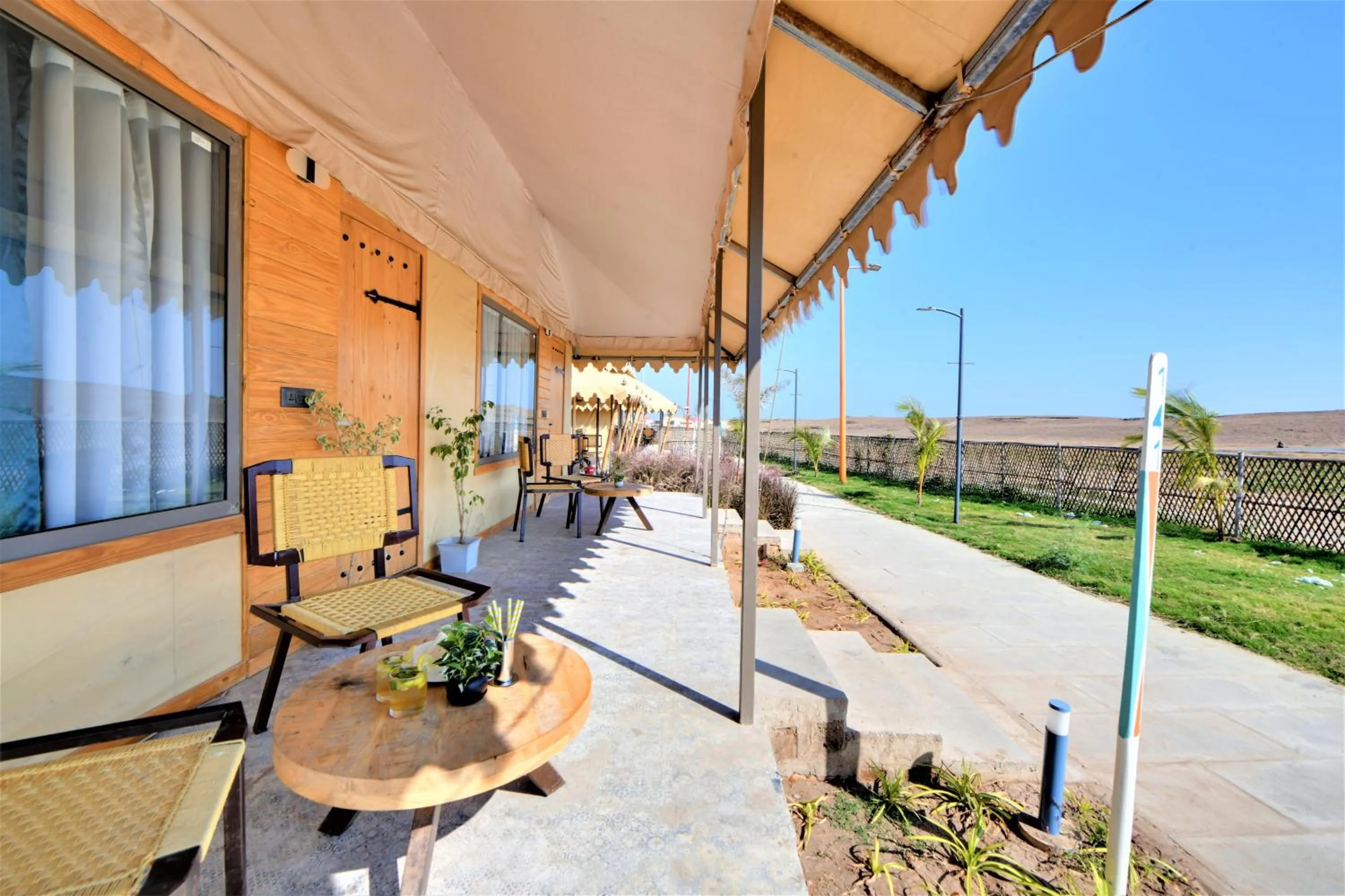 Sea view in The Fern Seaside Luxurious Tent Resort Diu