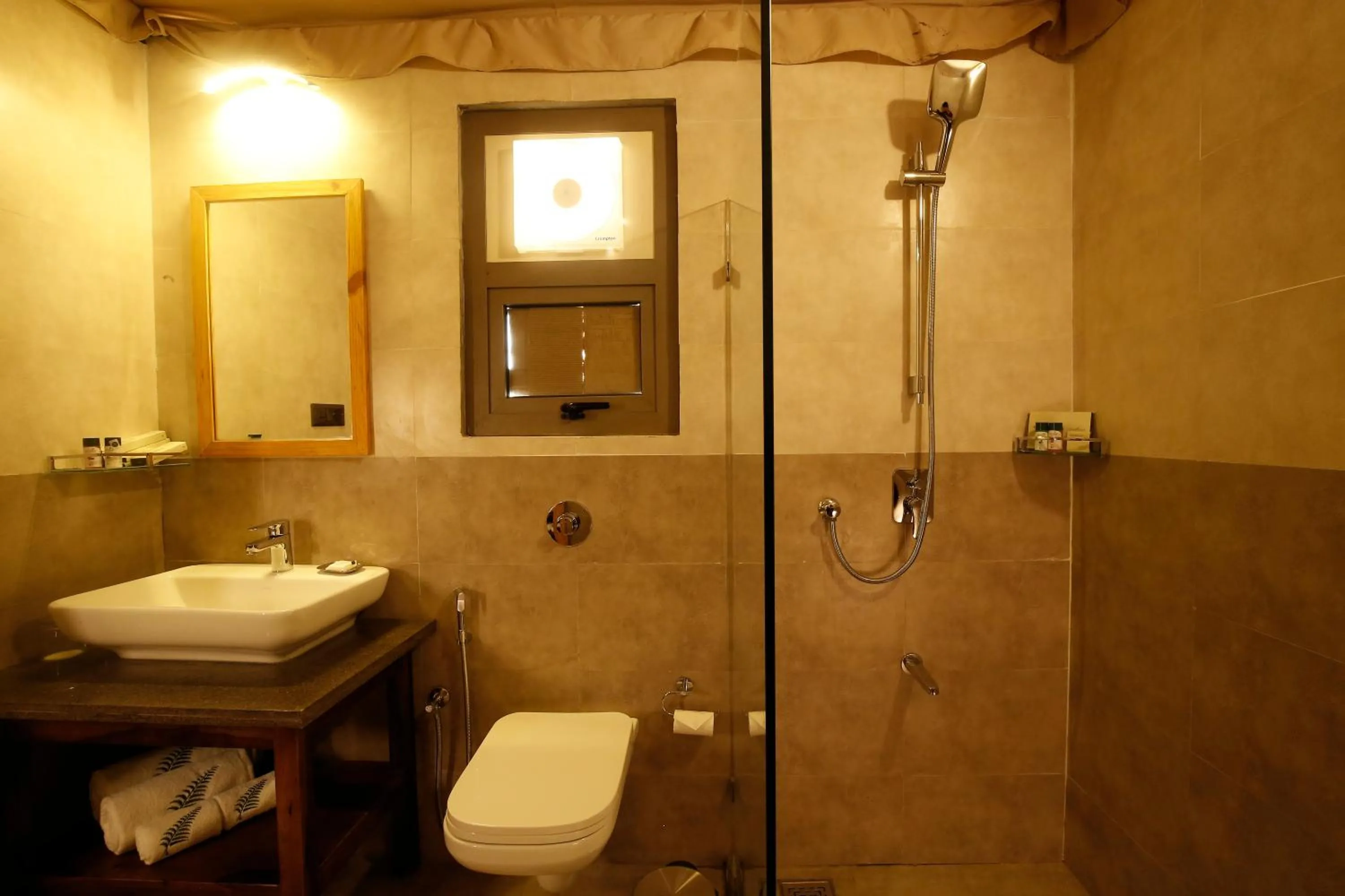 Bathroom in The Fern Seaside Luxurious Tent Resort Diu