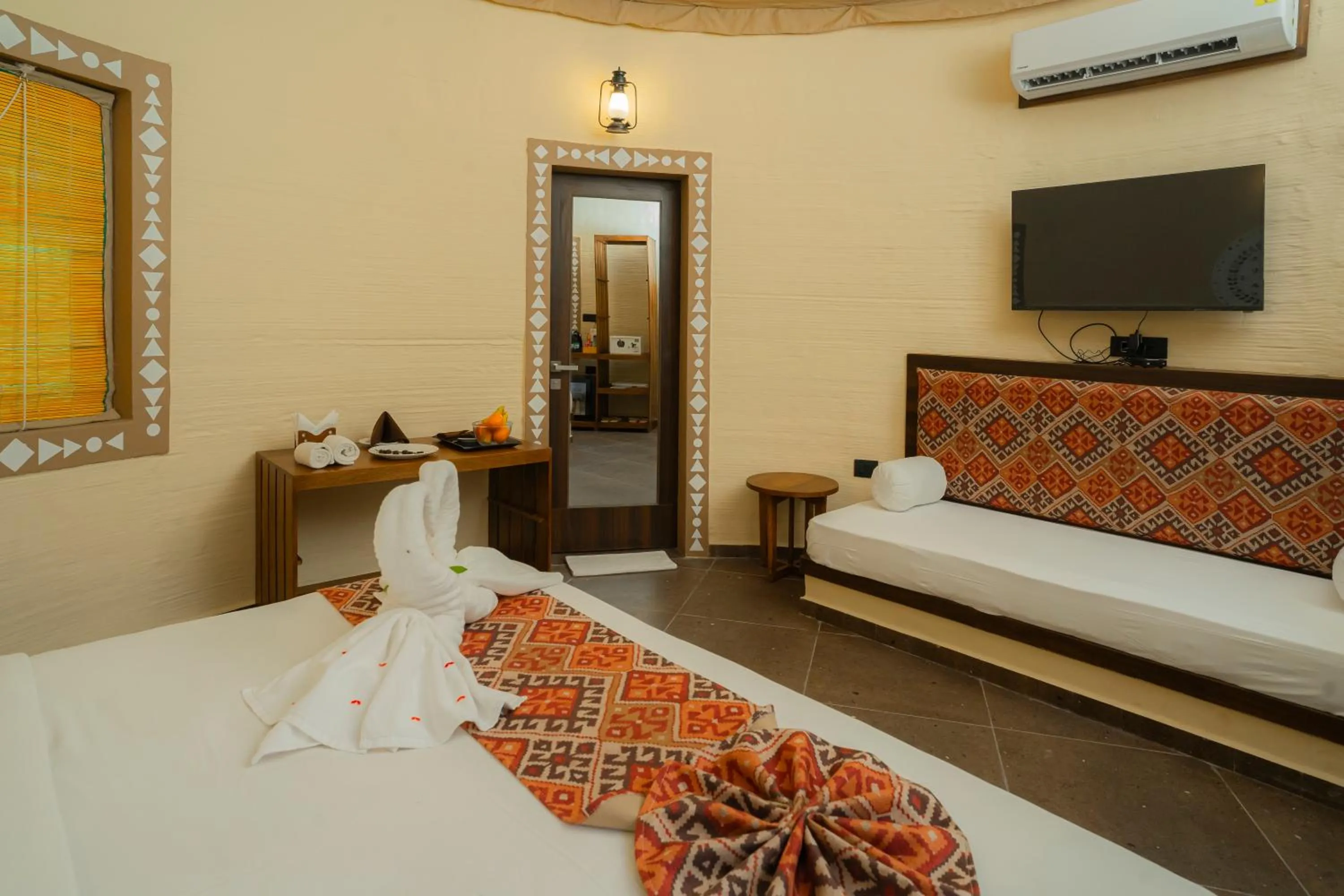 Bedroom, Bed in The Fern Seaside Luxurious Tent Resort Diu