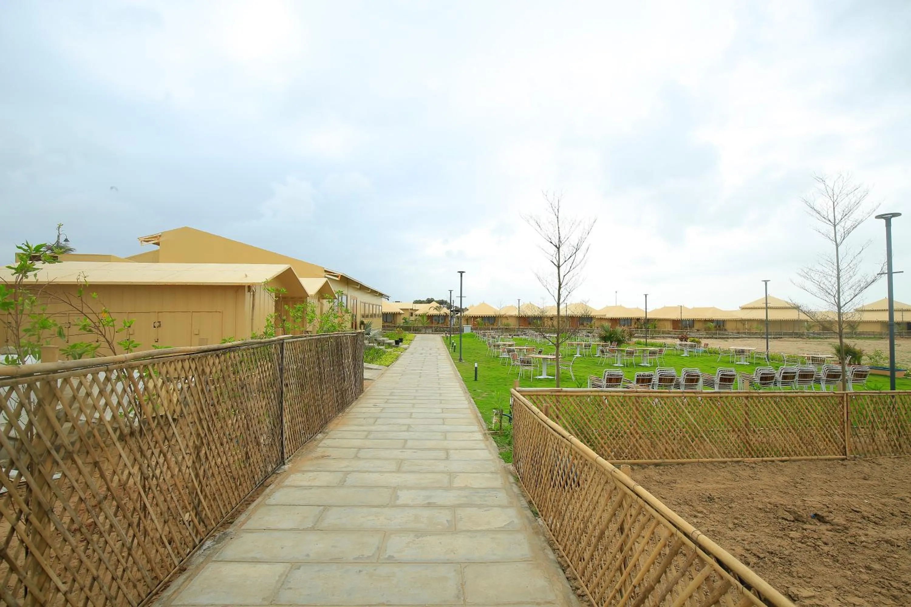 Floor plan in The Fern Seaside Luxurious Tent Resort Diu