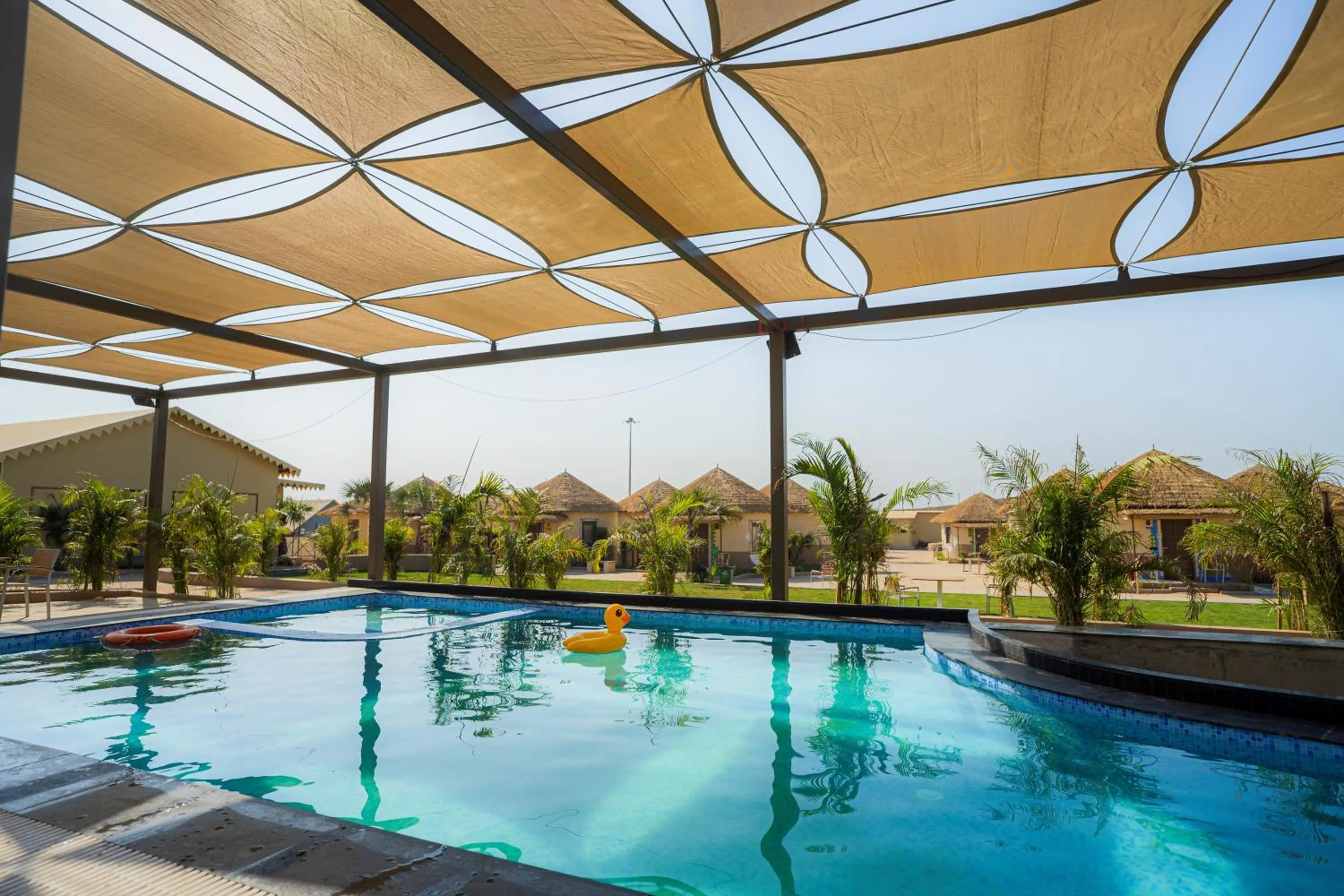 Swimming pool in The Fern Seaside Luxurious Tent Resort Diu