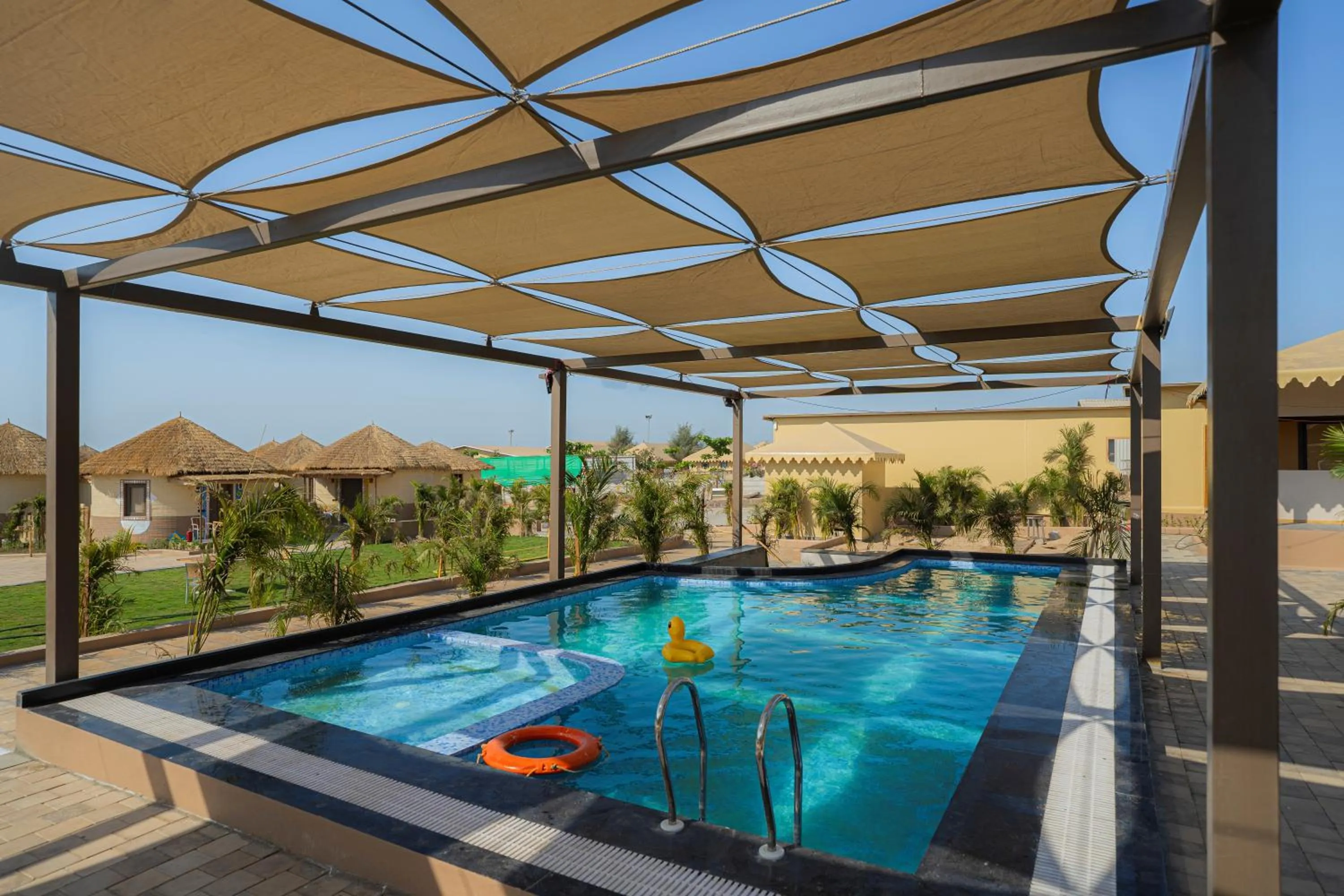 Swimming pool in The Fern Seaside Luxurious Tent Resort Diu