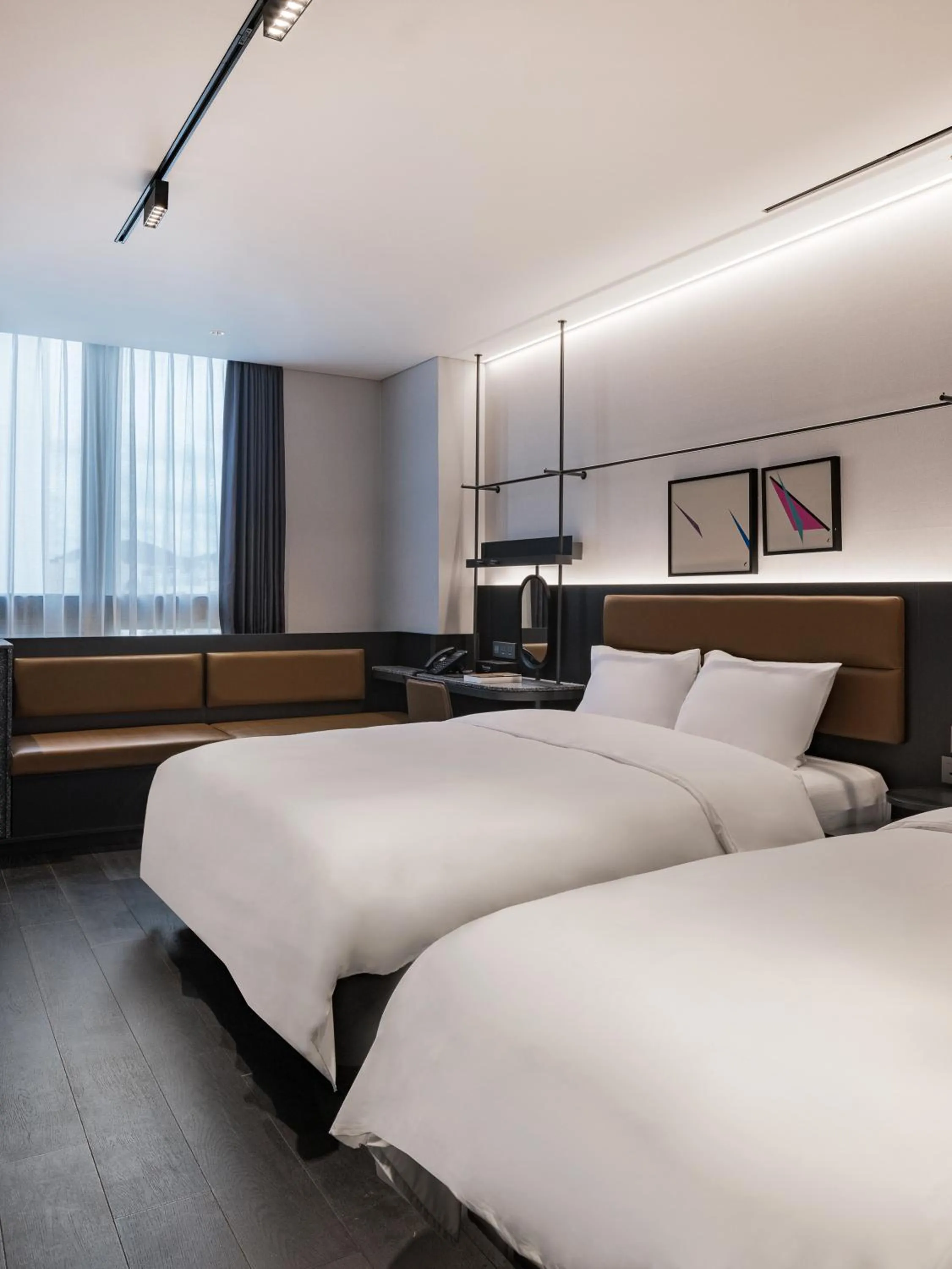 Bed in Ramada Plaza by Wyndham Chungjang