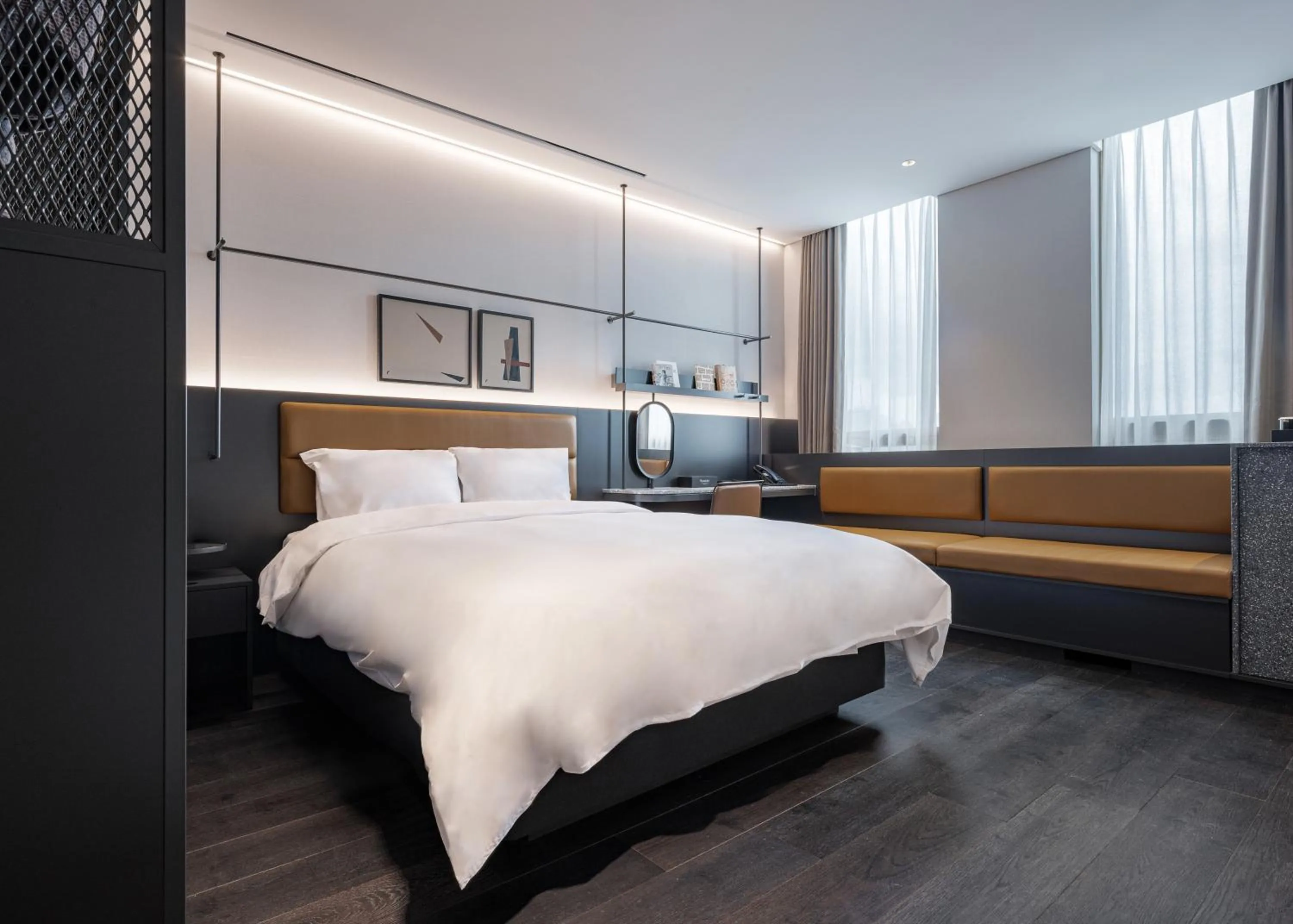 Bed in Ramada Plaza by Wyndham Chungjang
