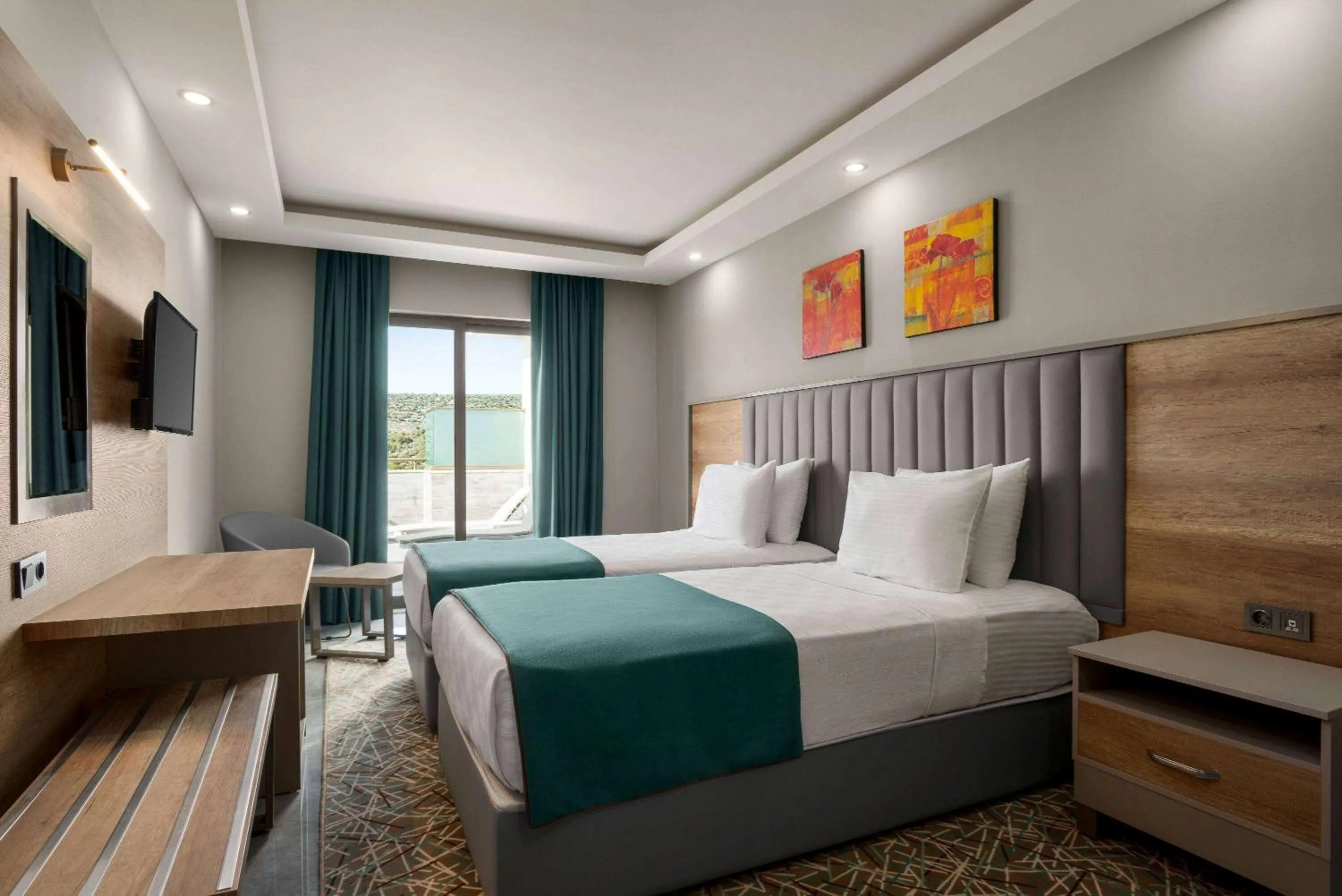 Bed in Ramada Resort By Wyndham Kizkalesi