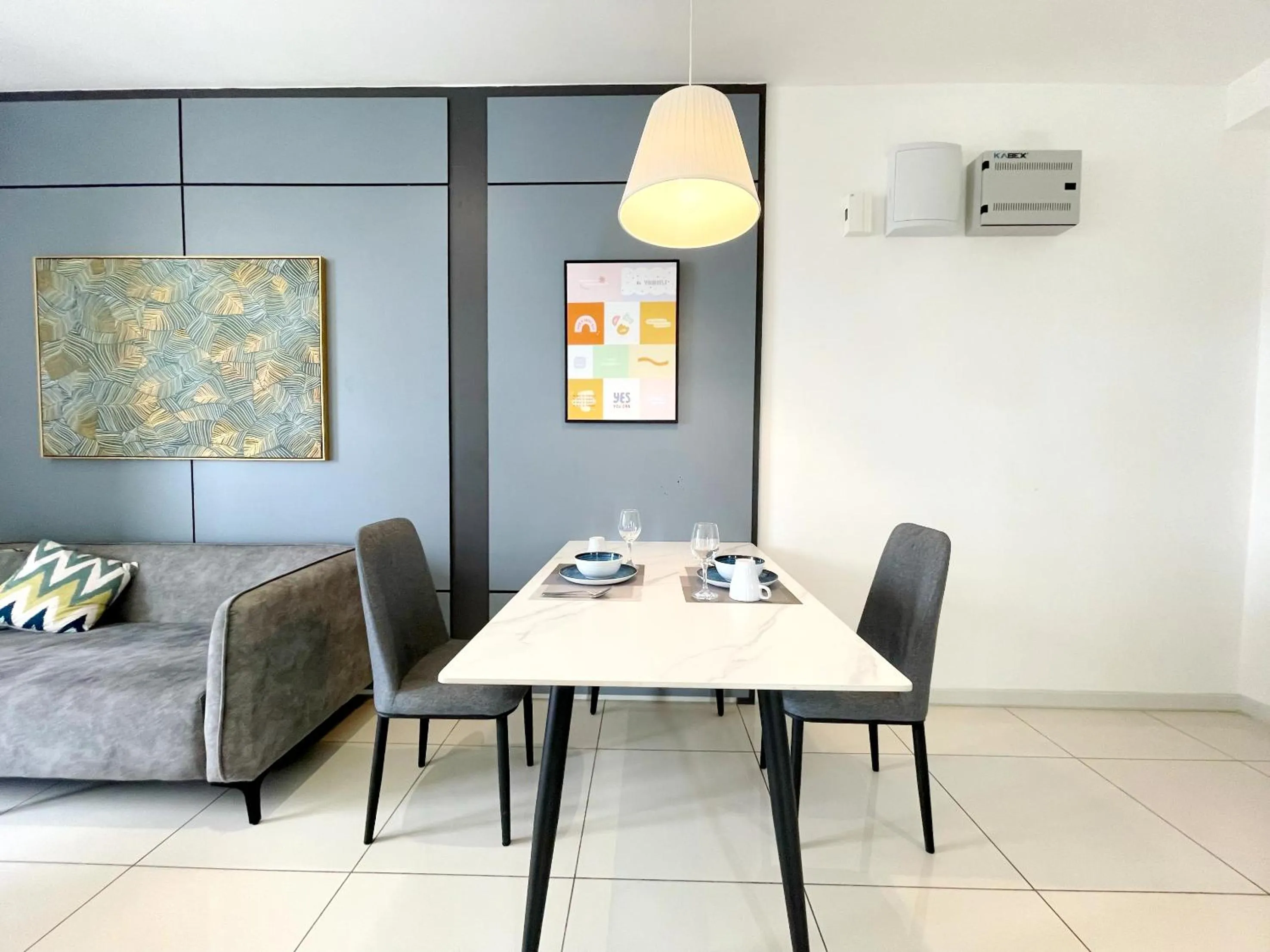 Dining area in Horizon Suite Homestay, KLIA by S&T Homez