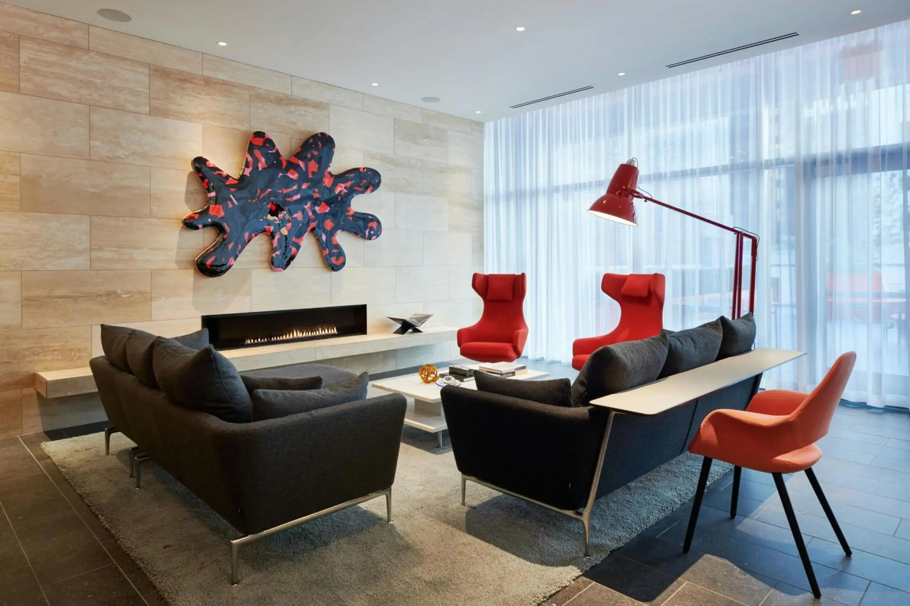 Lobby or reception in citizenM Chicago Downtown Lobby or reception in citizenM Chicago Downtown