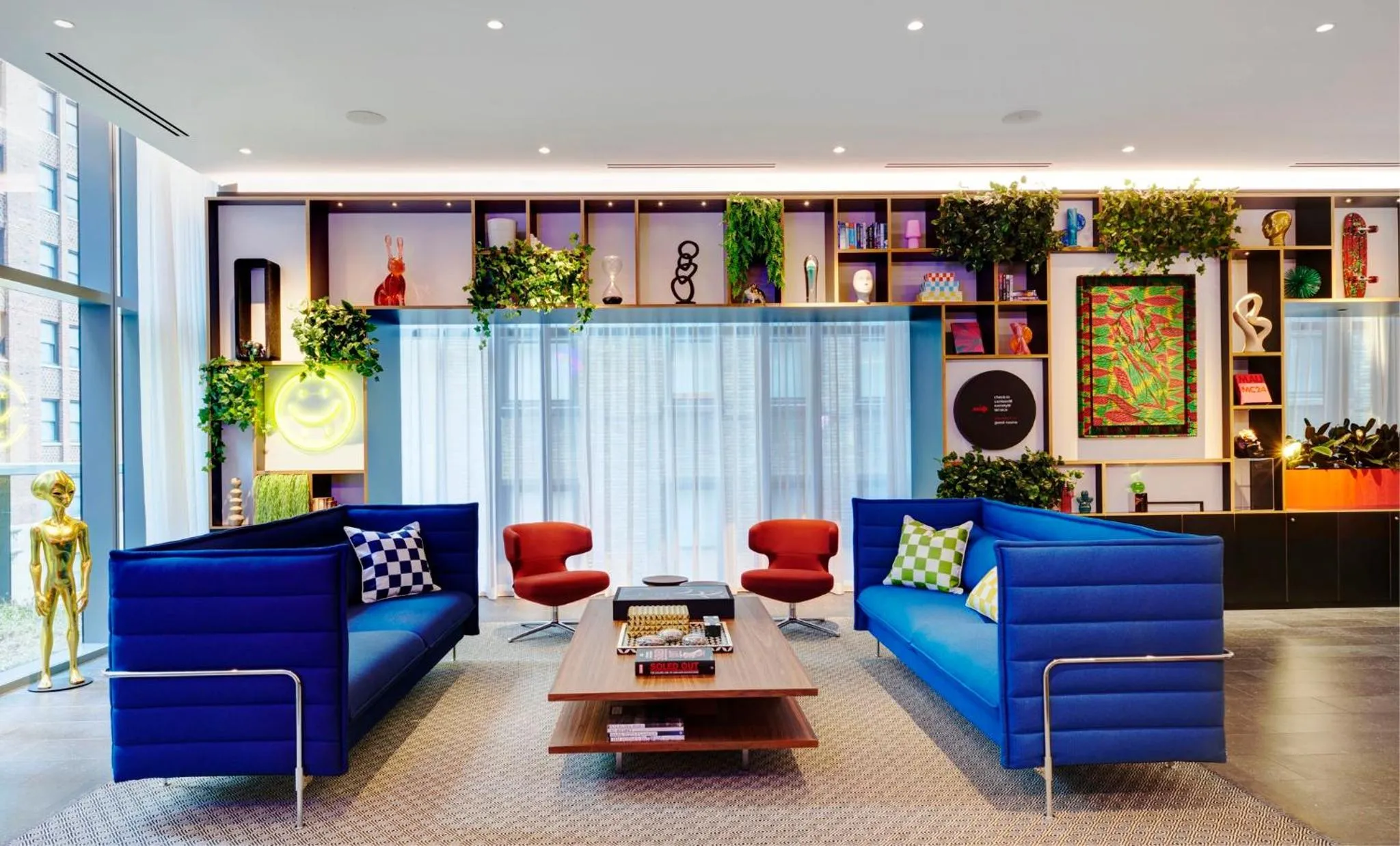 Decorative detail in citizenM Chicago Downtown