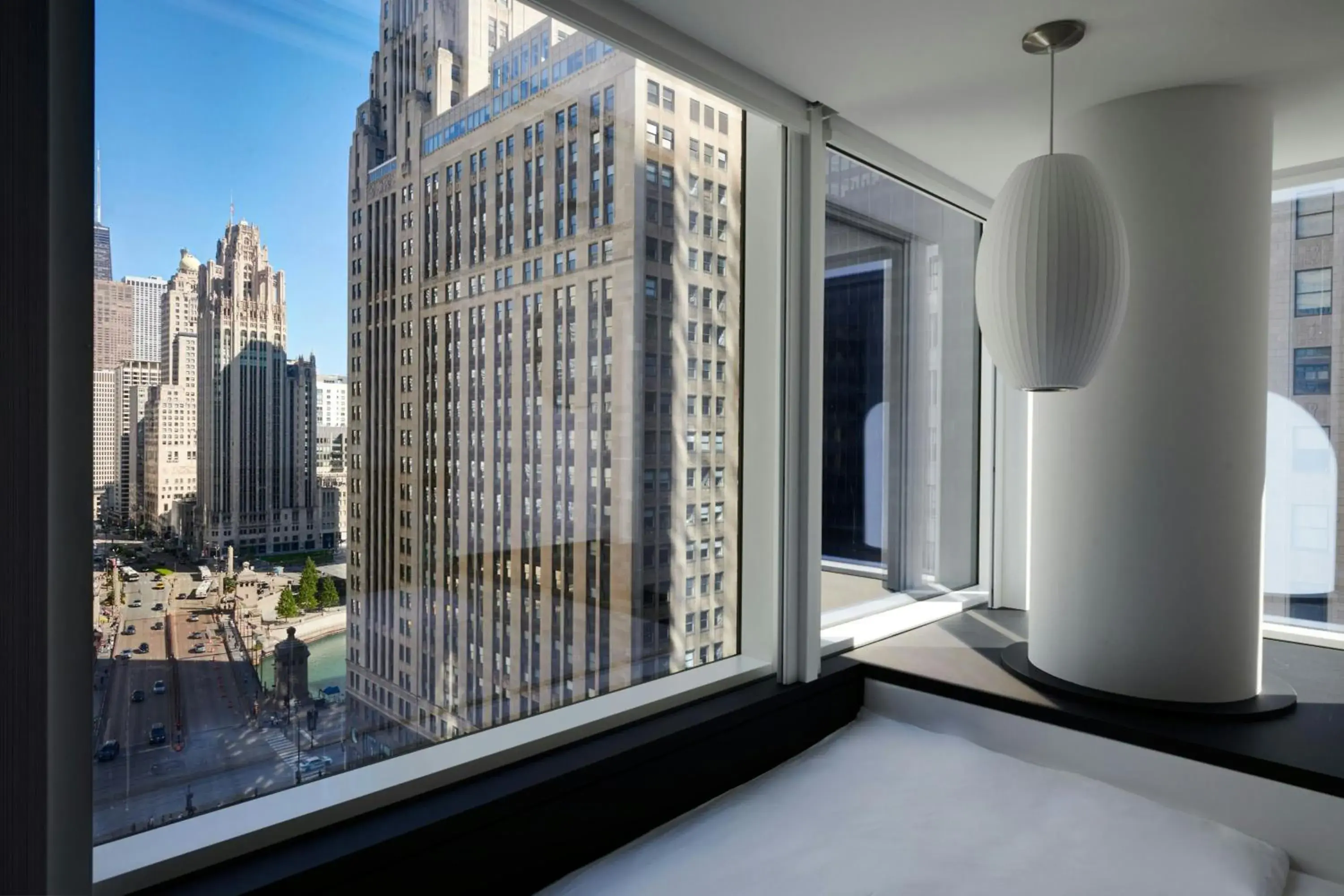 Bedroom, Bed in citizenM Chicago Downtown Bedroom, Bed in citizenM Chicago Downtown