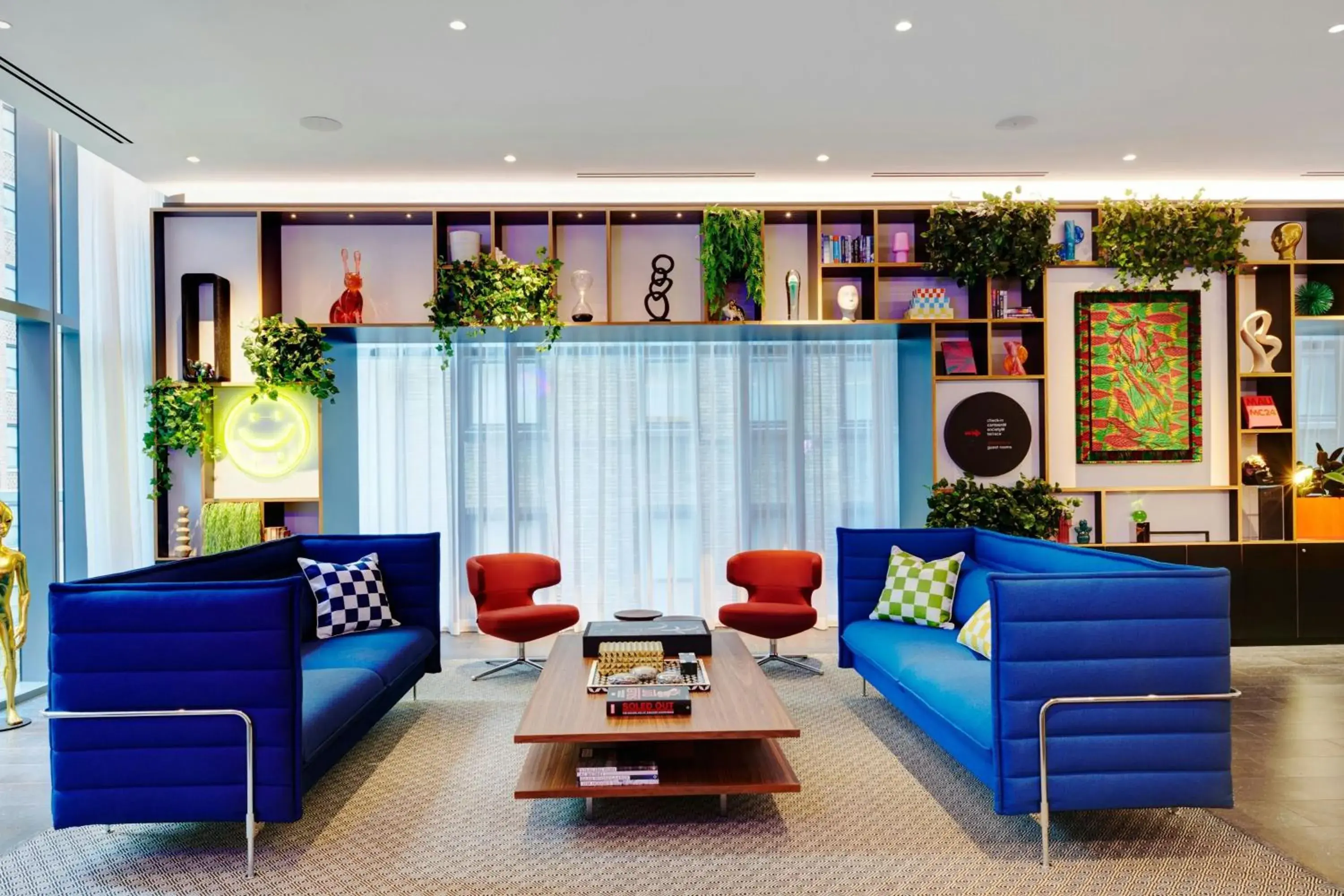 Lobby or reception in citizenM Chicago Downtown Lobby or reception in citizenM Chicago Downtown