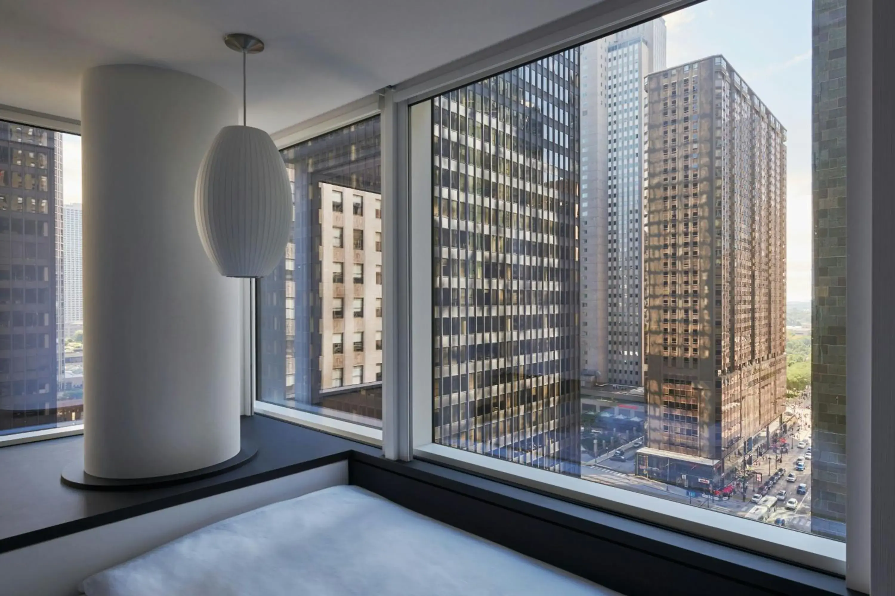 Bedroom, Bed in citizenM Chicago Downtown Bedroom, Bed in citizenM Chicago Downtown