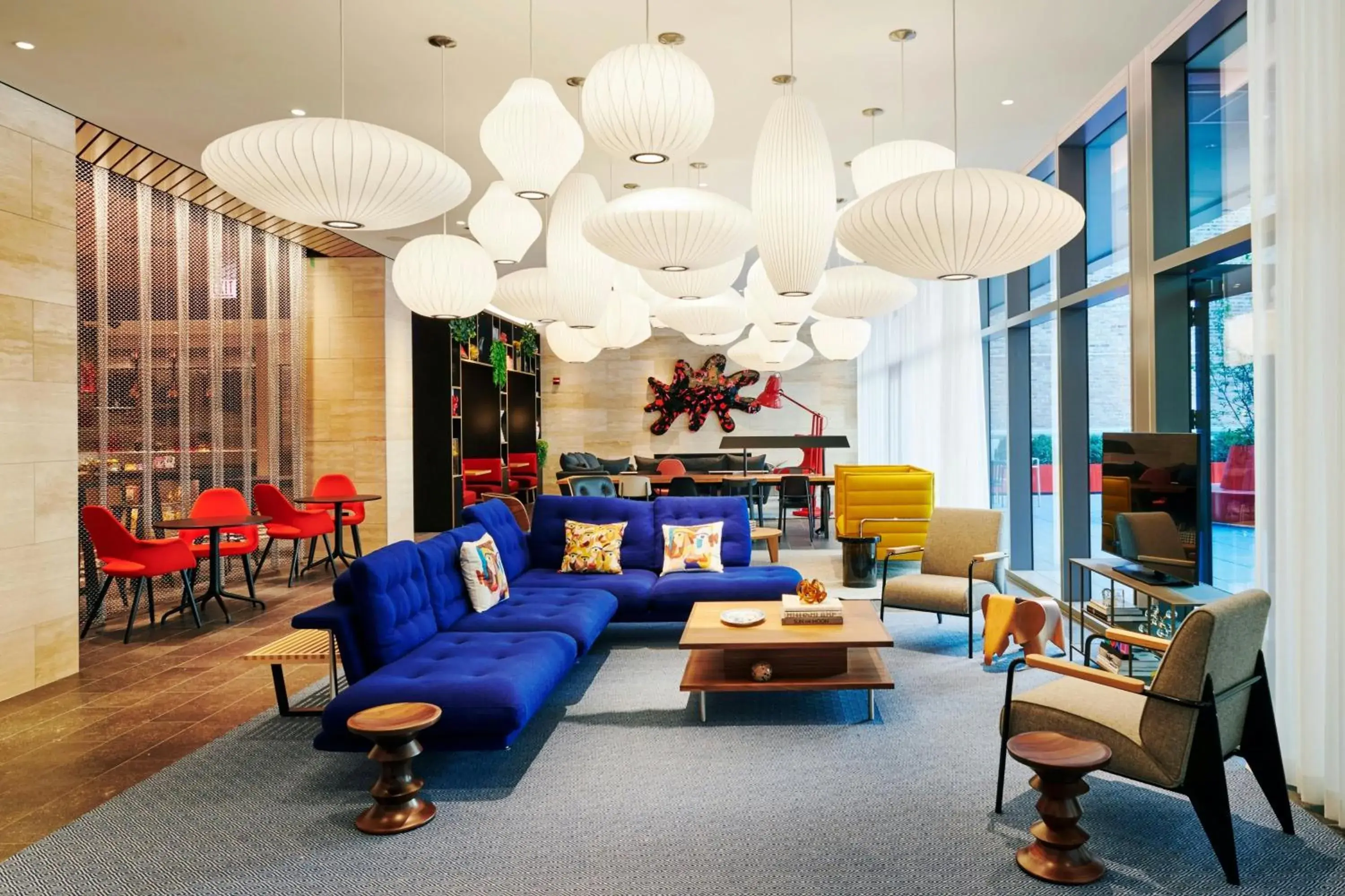 Lobby or reception in citizenM Chicago Downtown Lobby or reception in citizenM Chicago Downtown