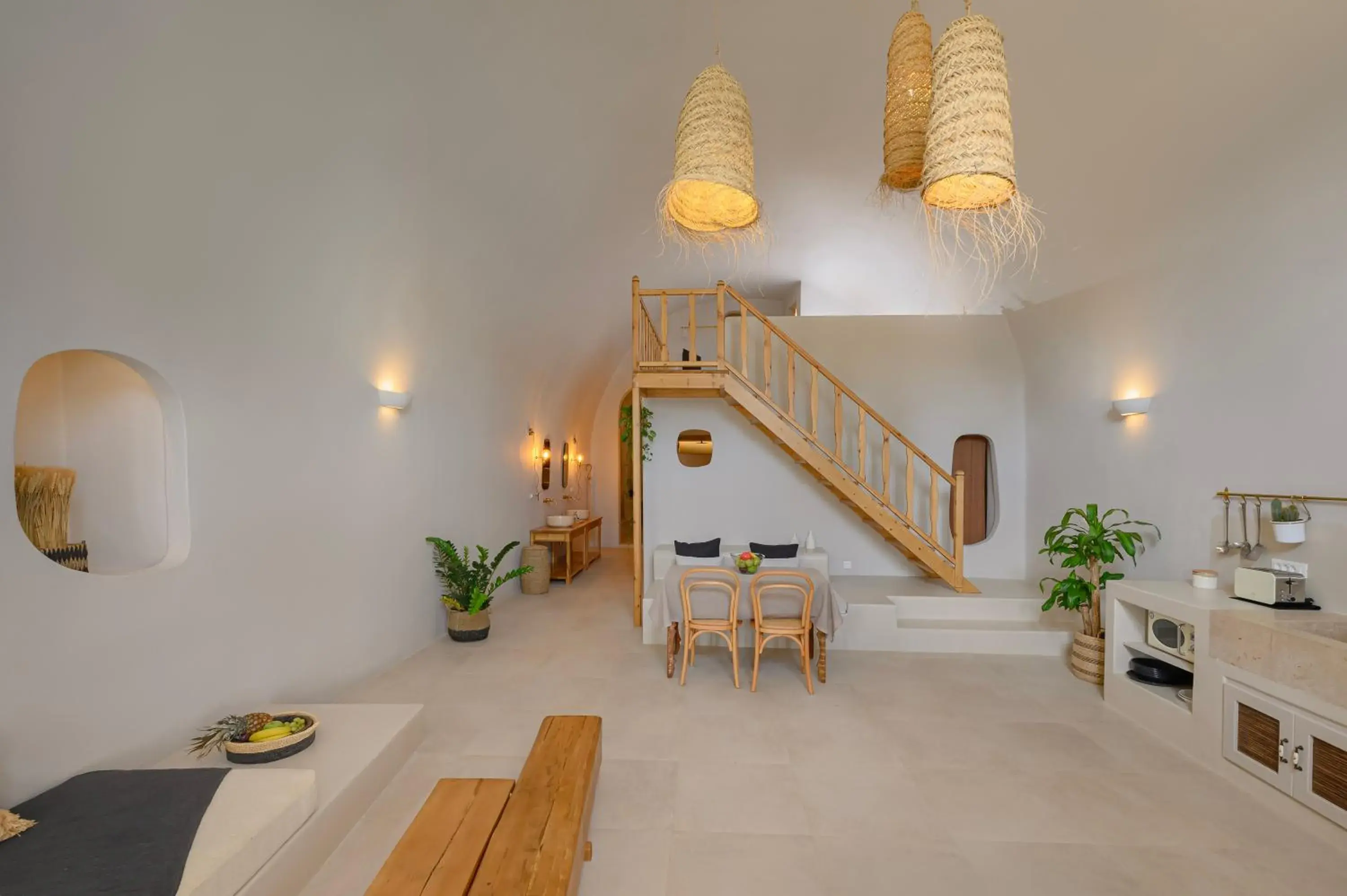 Living room in Elements Cave Suites Living room in Elements Cave Suites