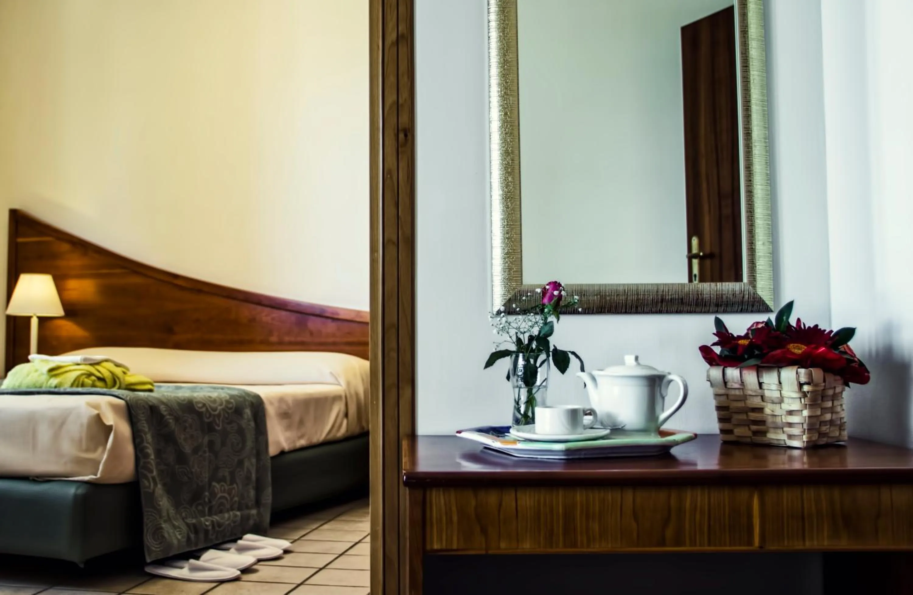 Bed in Hotel Sirenetta