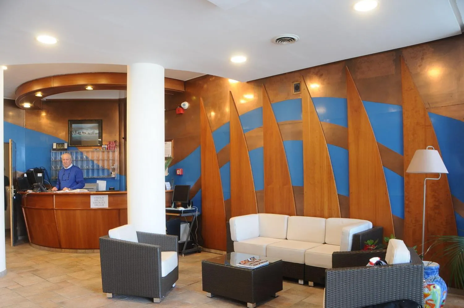 Lobby or reception in Hotel Sirenetta