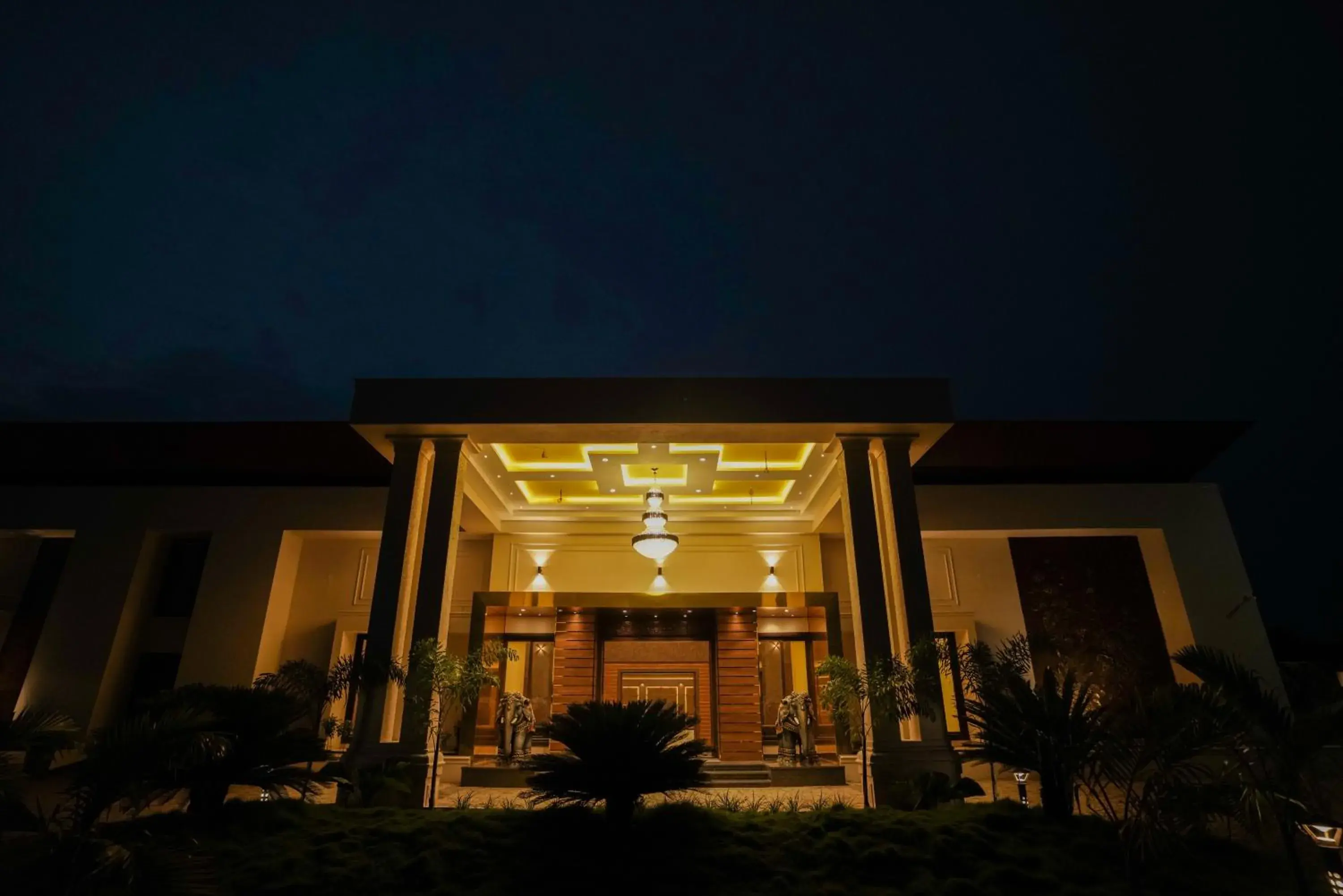 Facade/entrance in Royal Ritz Facade/entrance in Royal Ritz